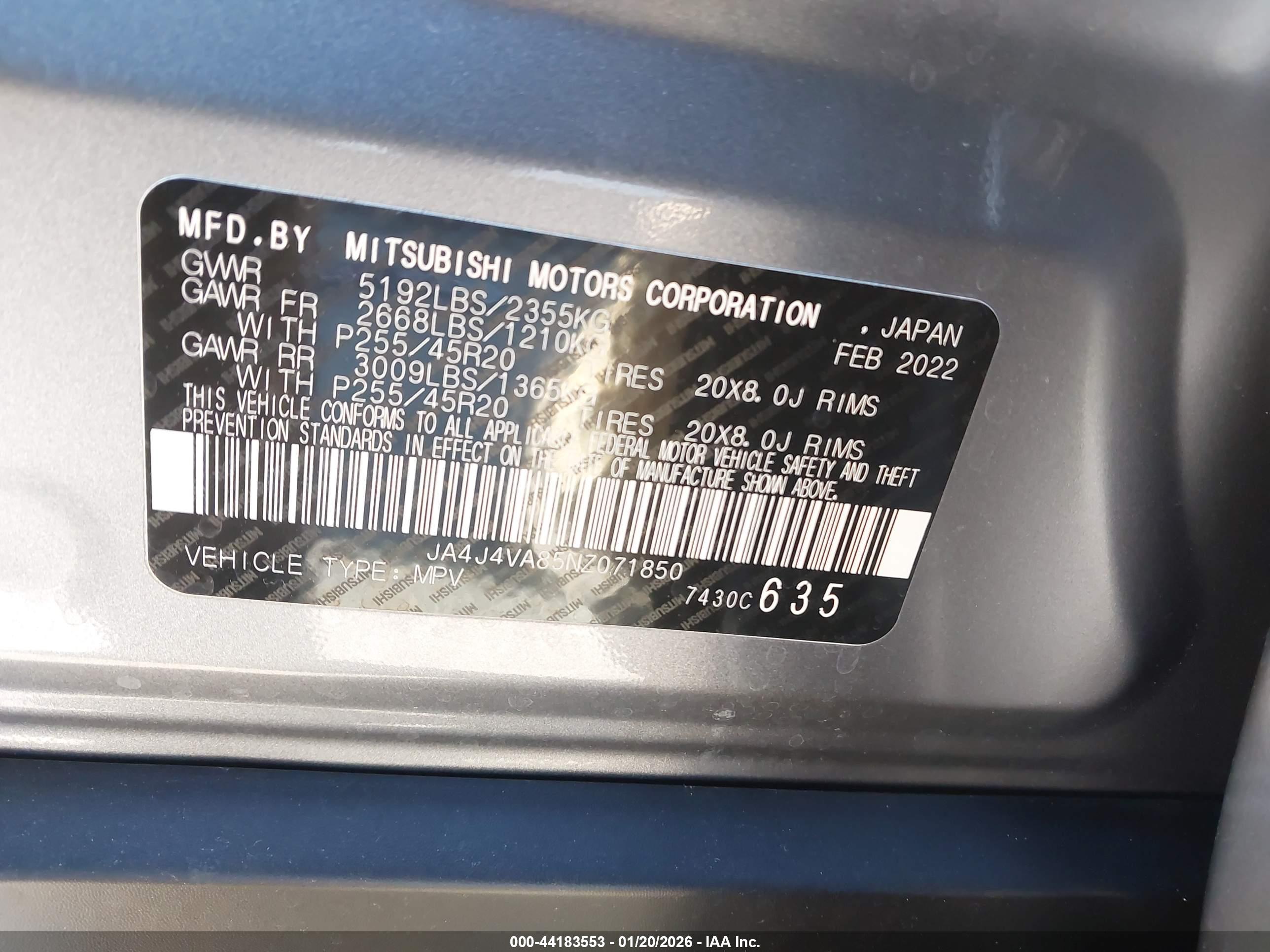 MITSUBISHI OUTLANDER image 9
