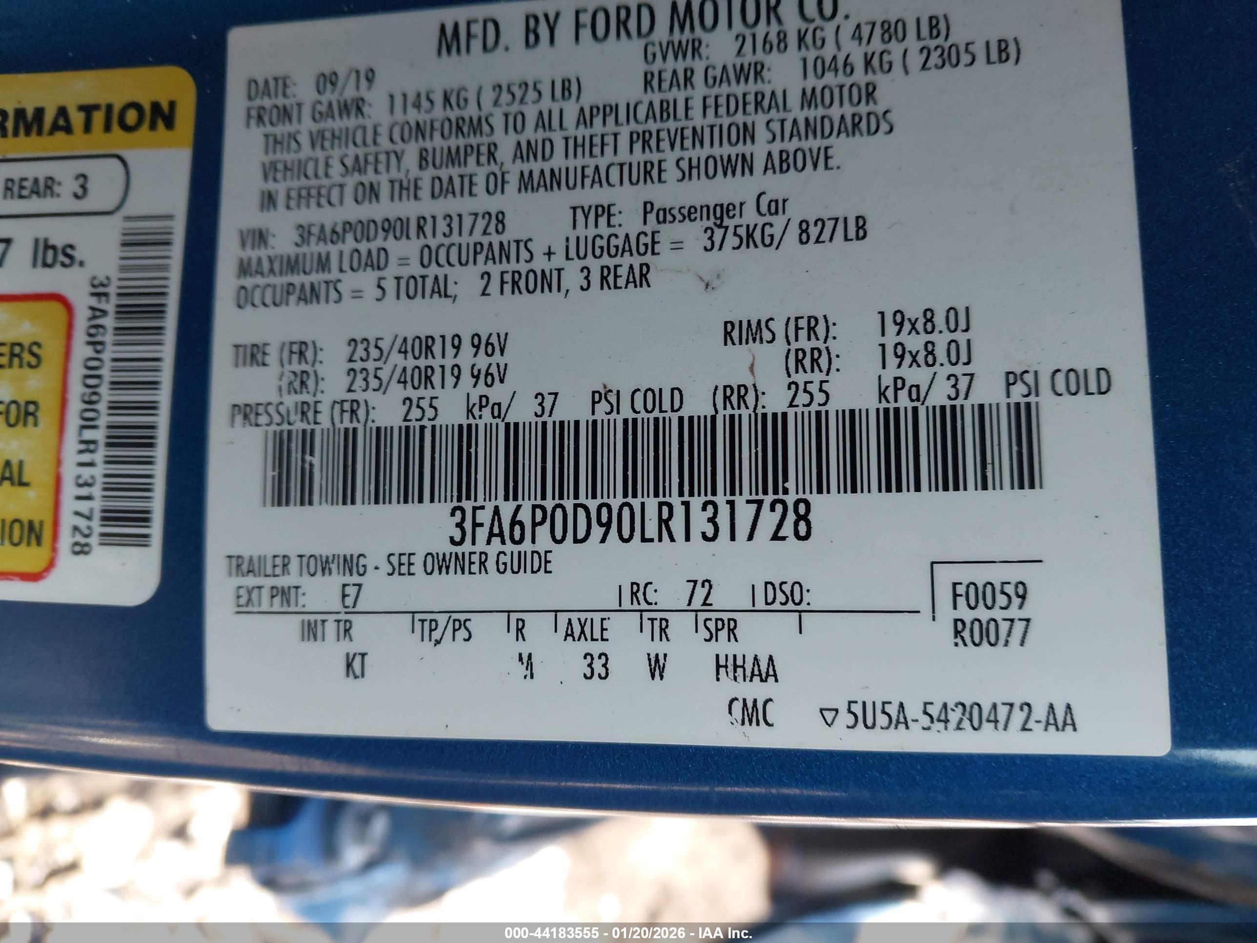 FORD FUSION image 9