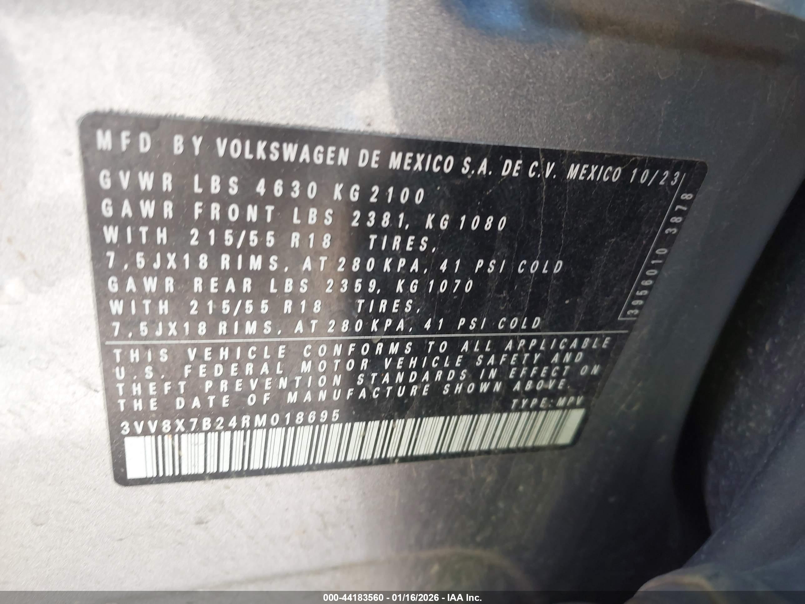 VOLKSWAGEN TAOS image 9