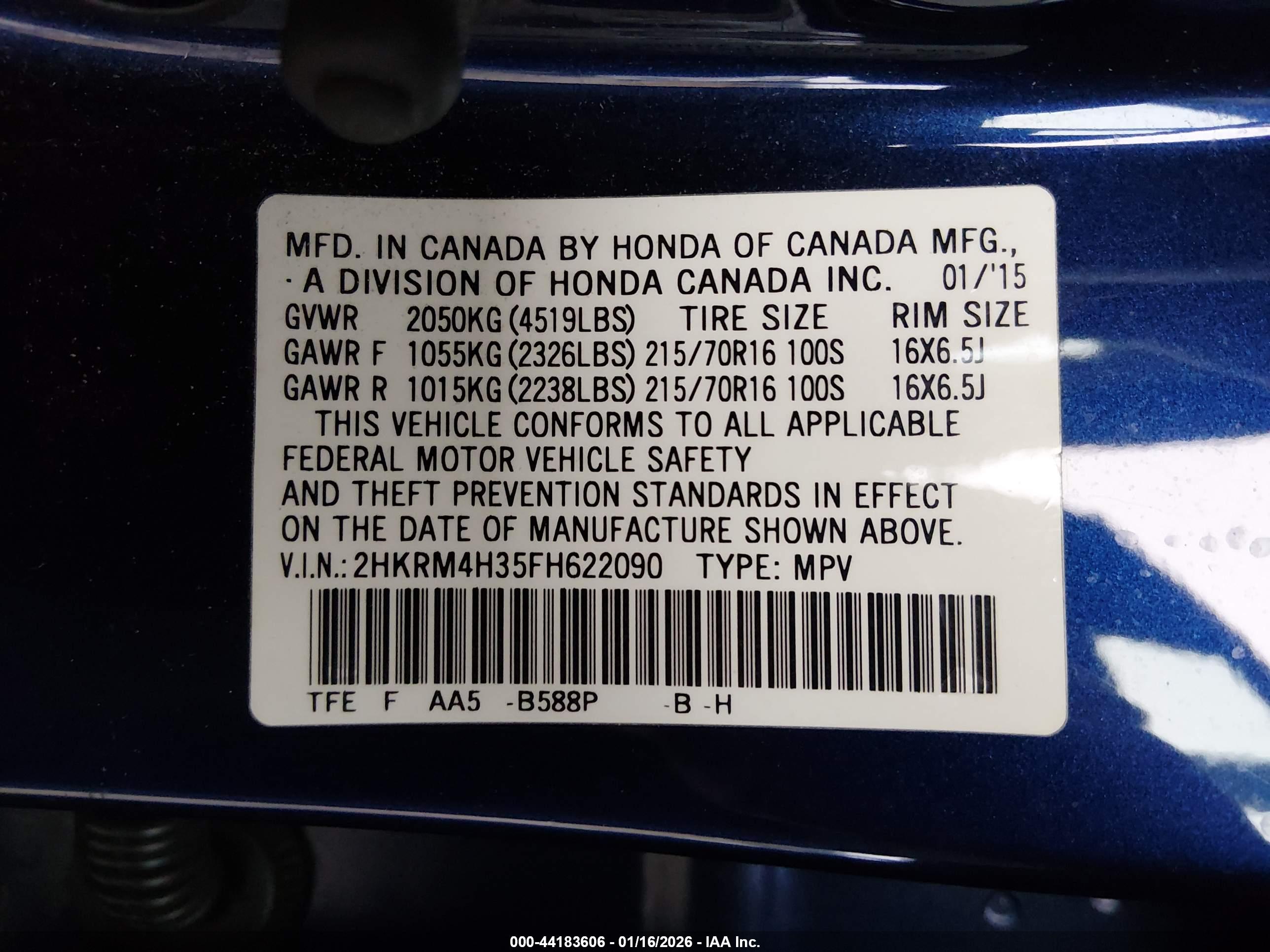 HONDA CR-V image 9