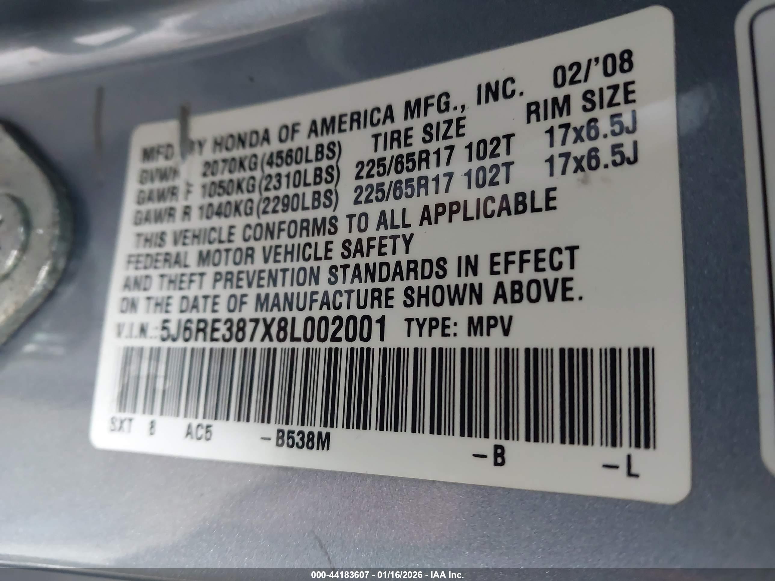 HONDA CR-V image 9