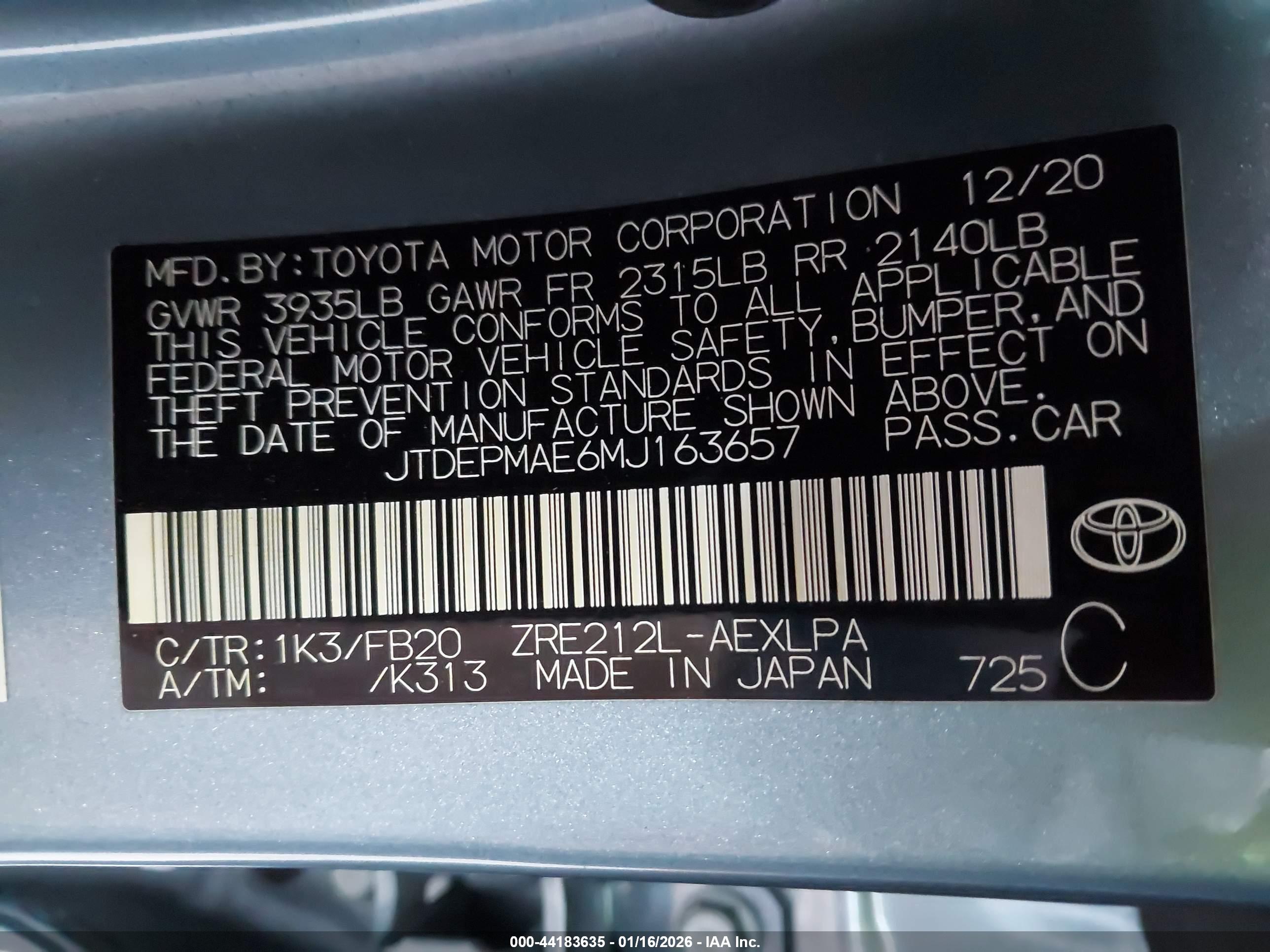 TOYOTA COROLLA image 9