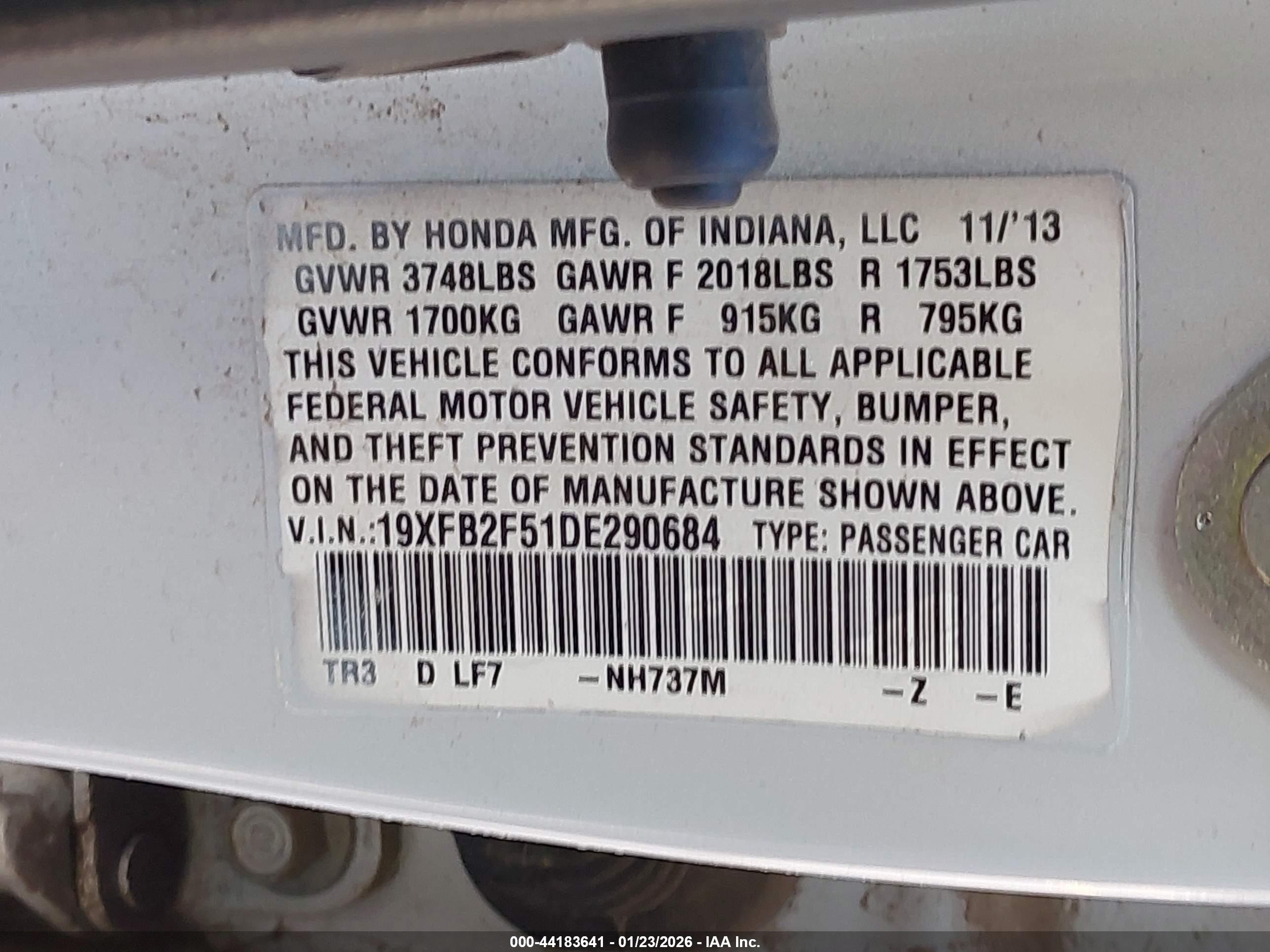 HONDA CIVIC image 9