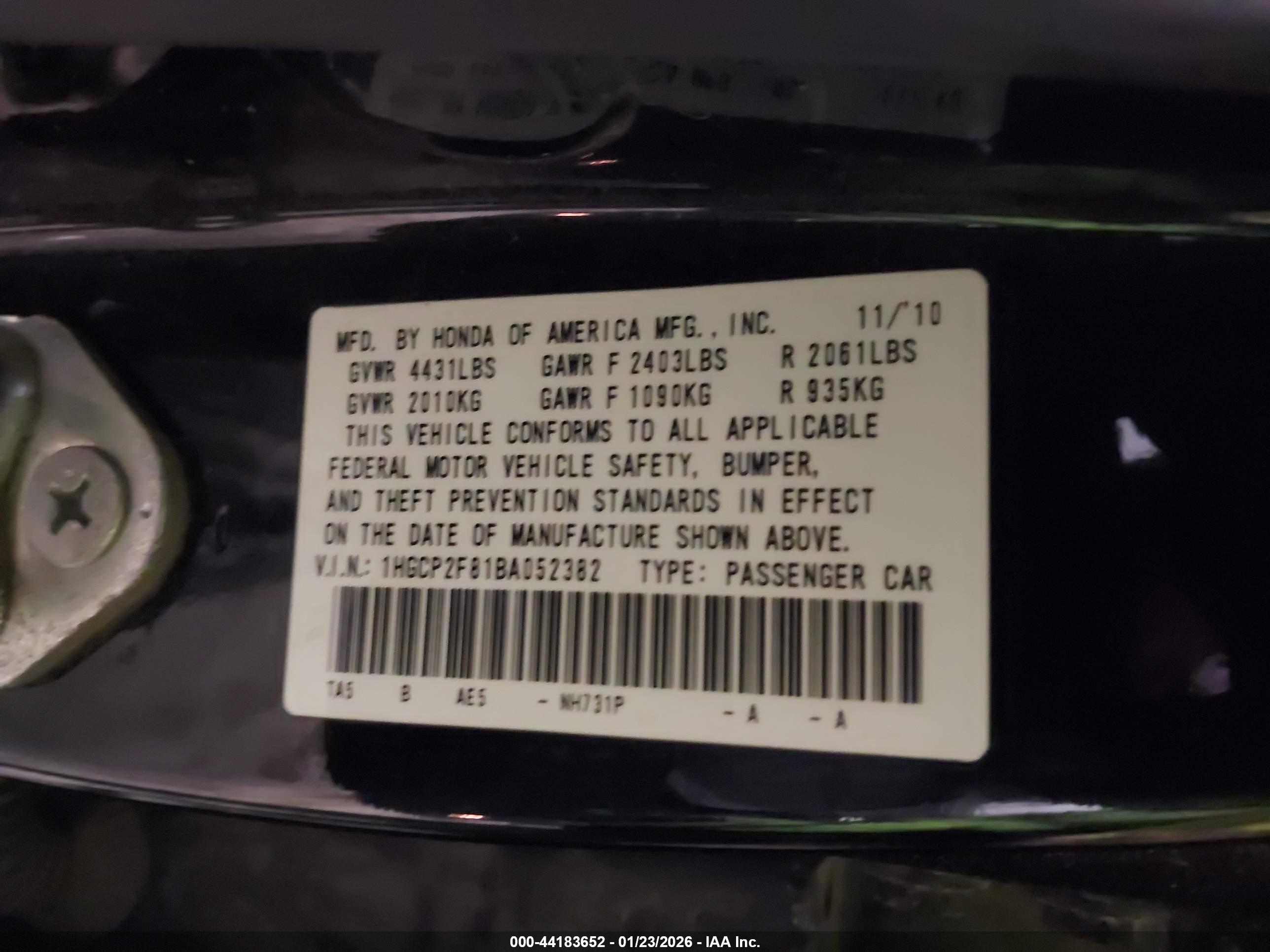 HONDA ACCORD image 9