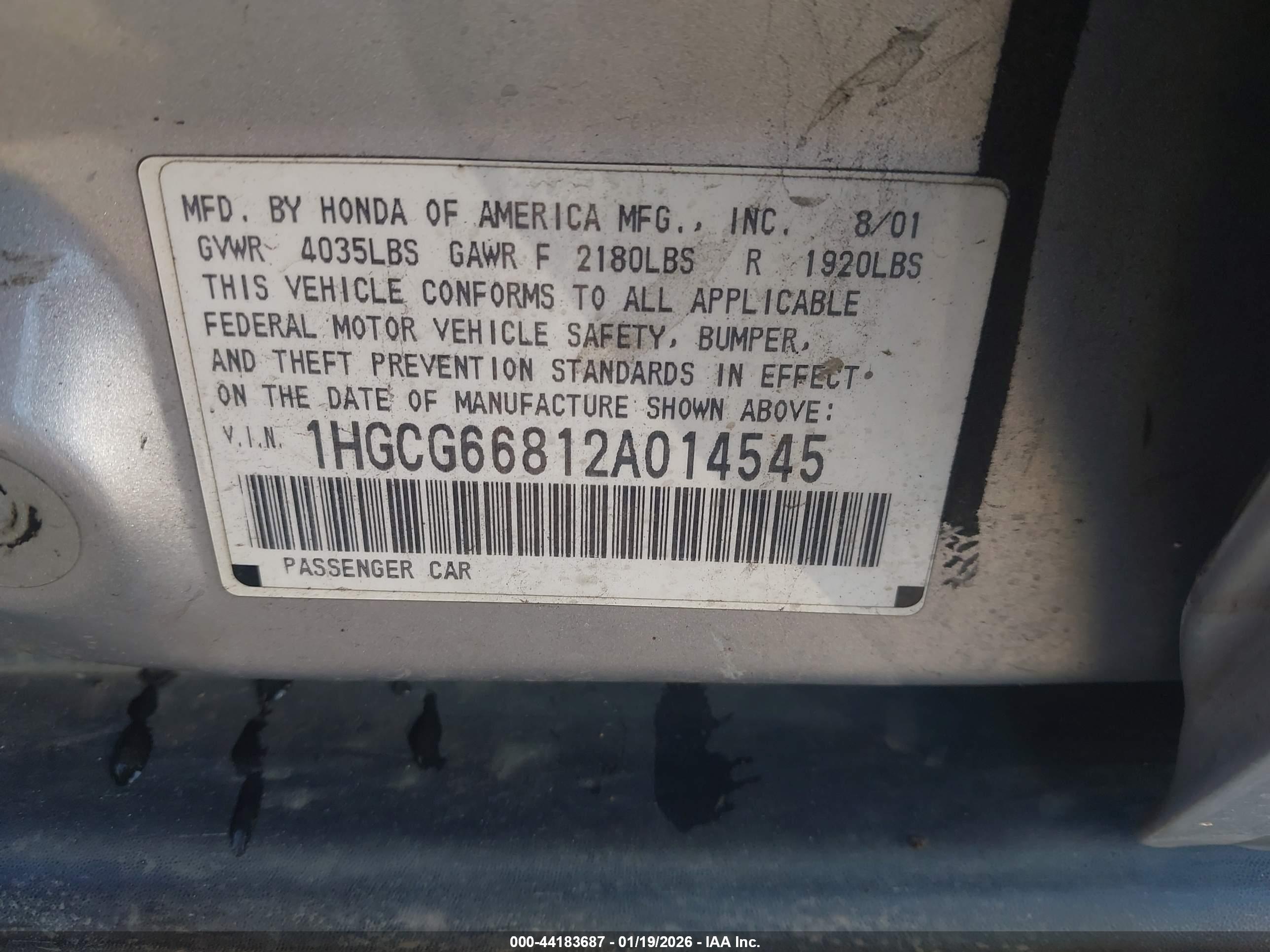 HONDA ACCORD image 9