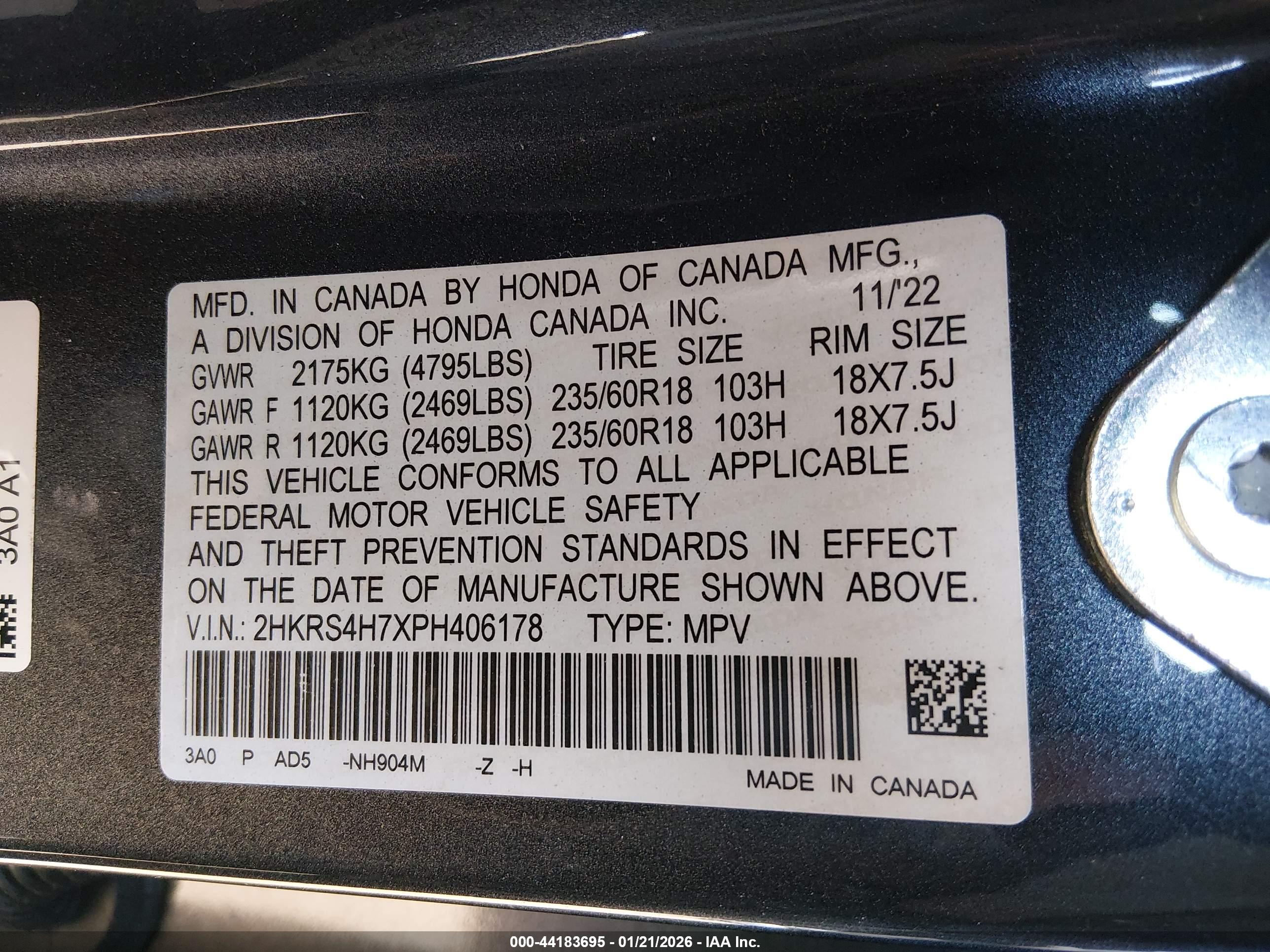 HONDA CR-V image 9