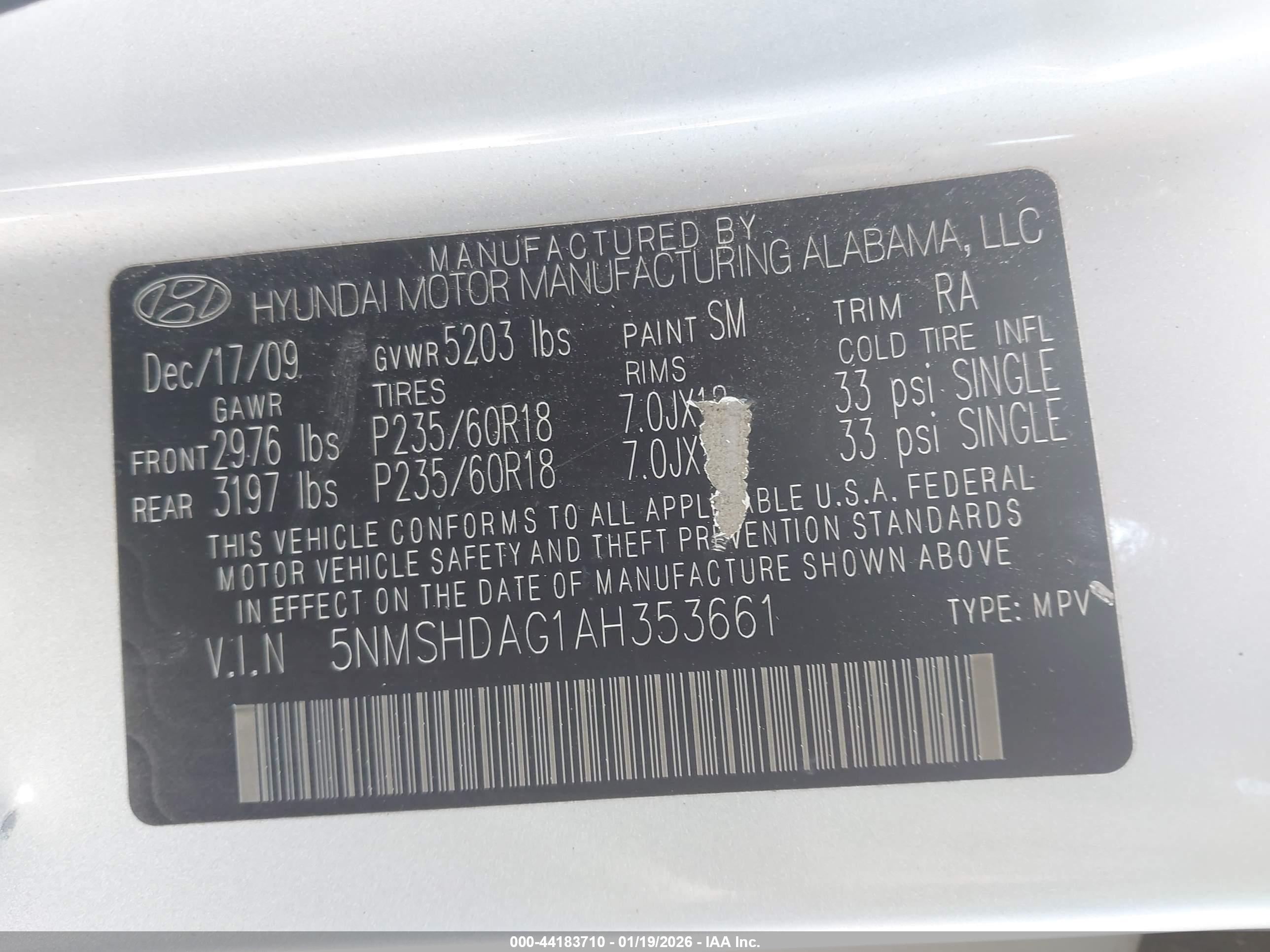 HYUNDAI SANTA image 9