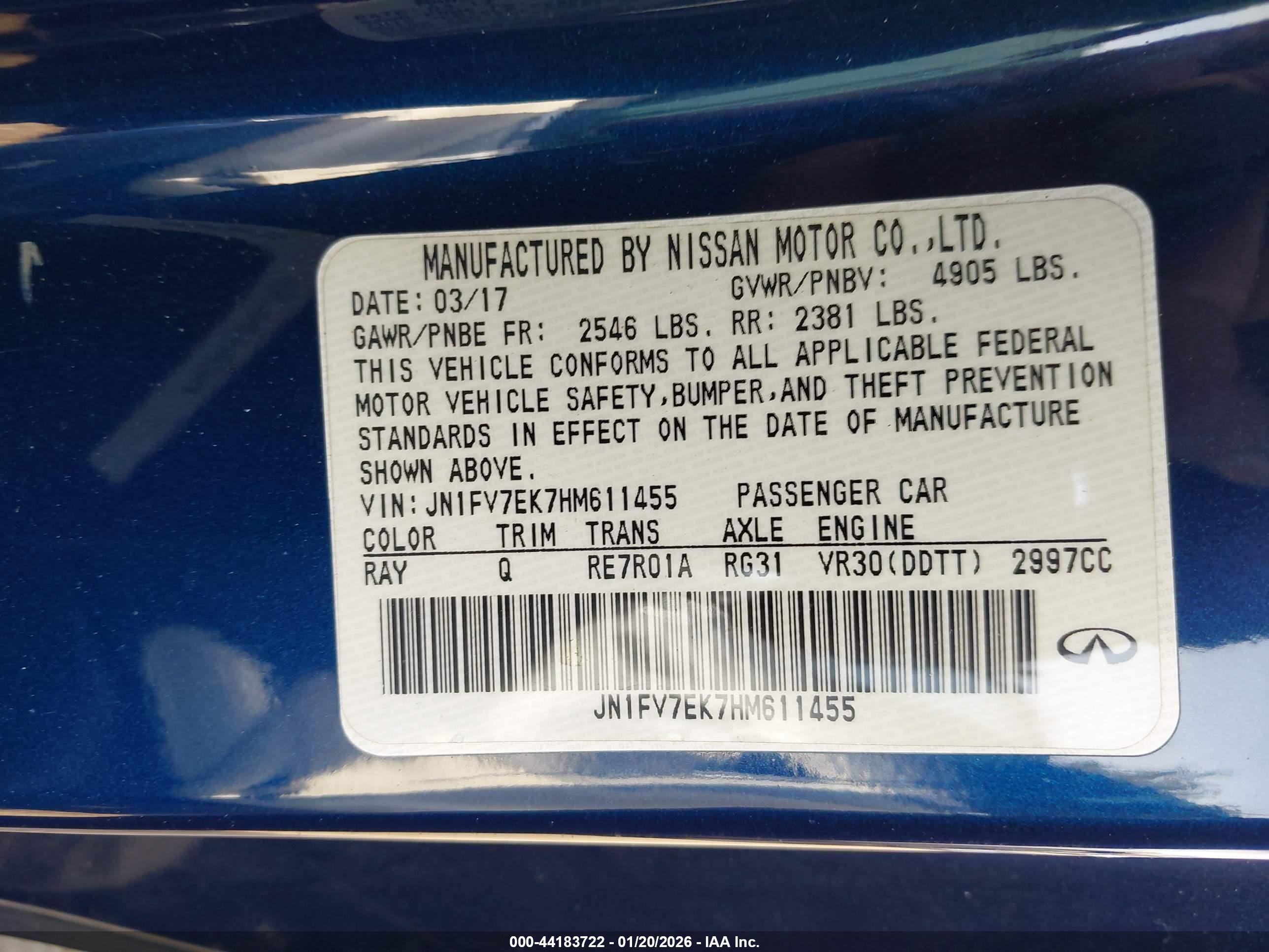 INFINITI Q60 image 9