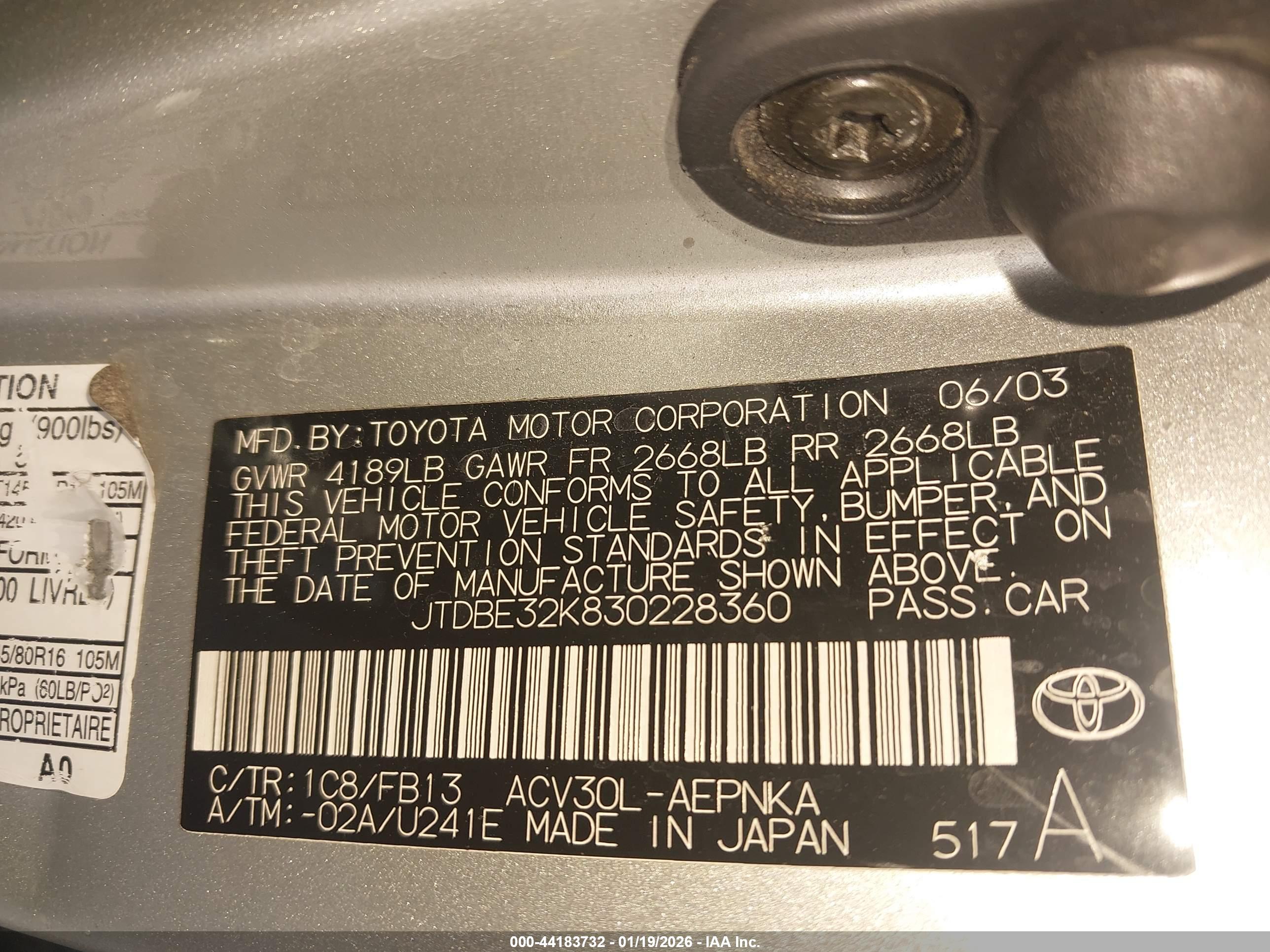 TOYOTA CAMRY image 9