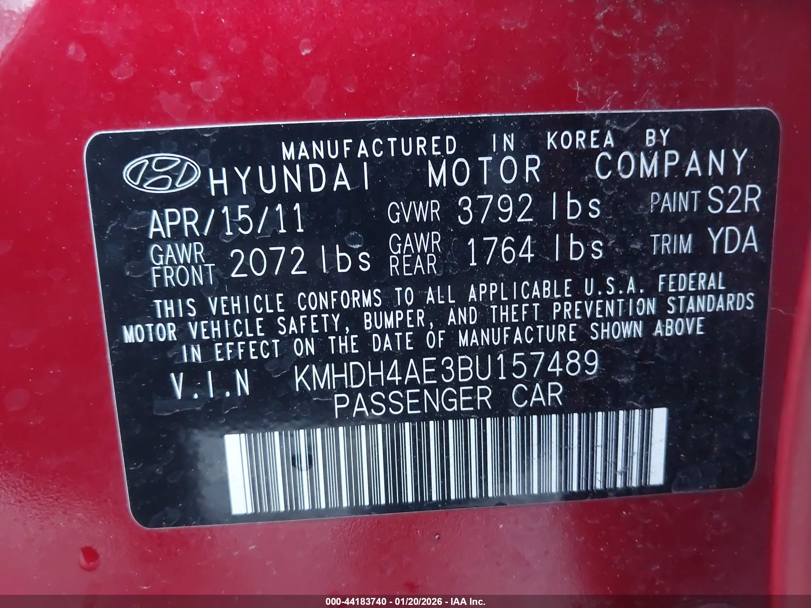 HYUNDAI ELANTRA image 9
