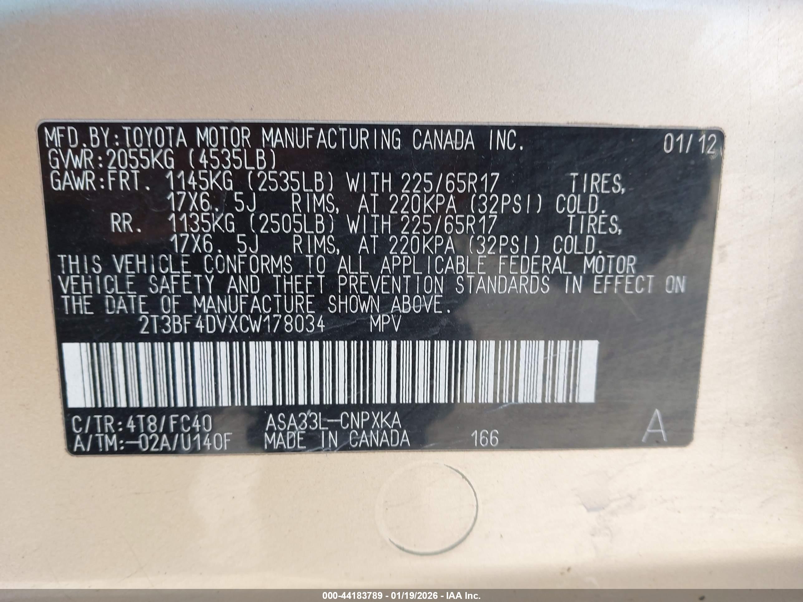 TOYOTA RAV4 image 9