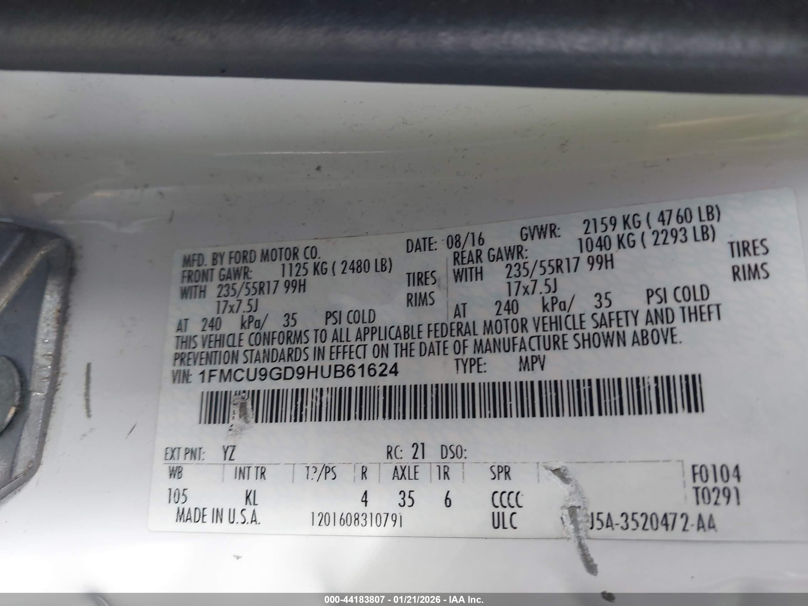 FORD ESCAPE image 9