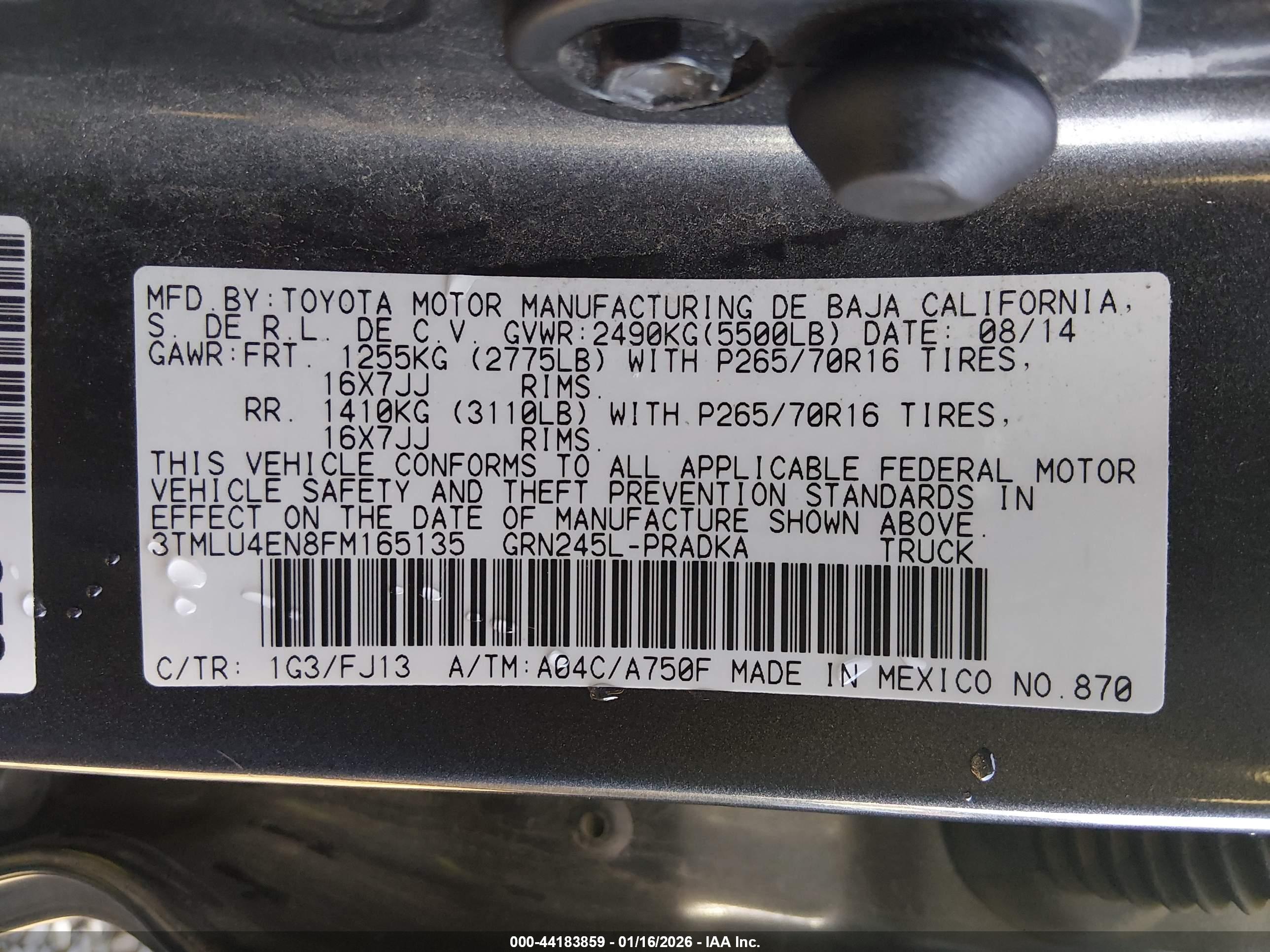 TOYOTA TACOMA image 9