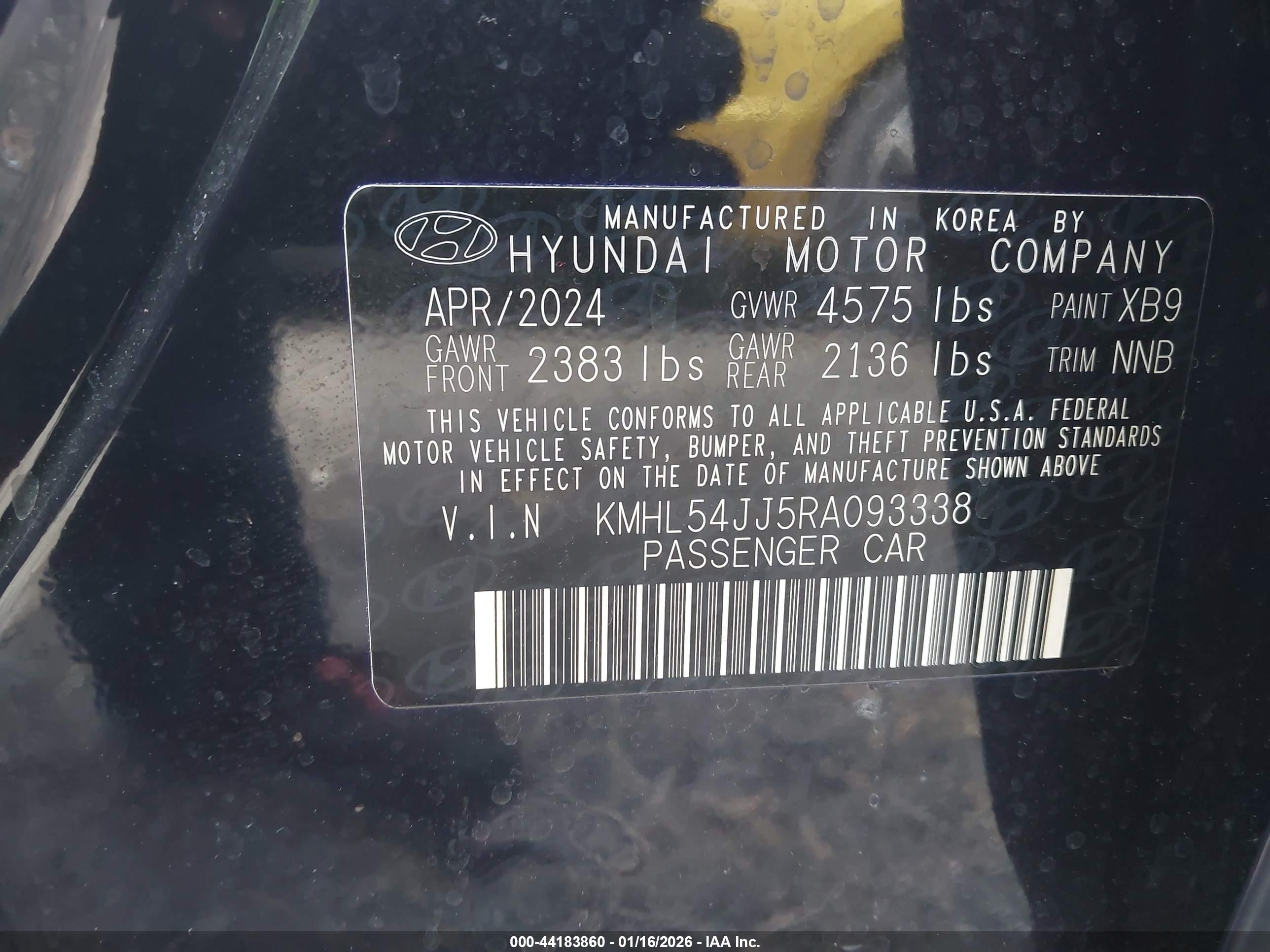 HYUNDAI SONATA image 9