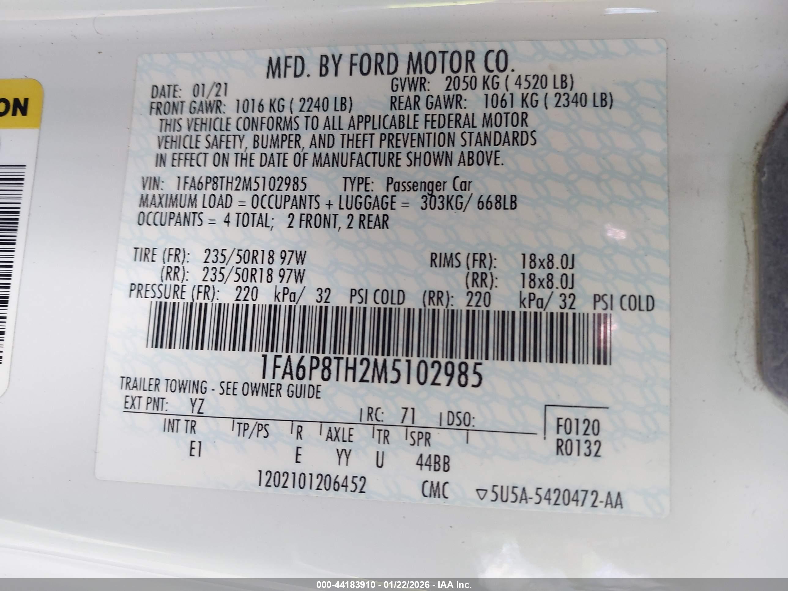FORD MUSTANG image 9