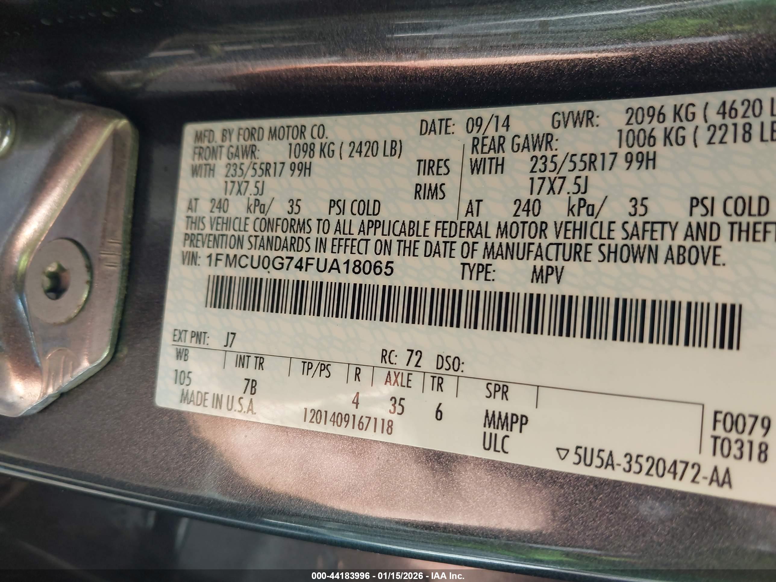FORD ESCAPE image 9