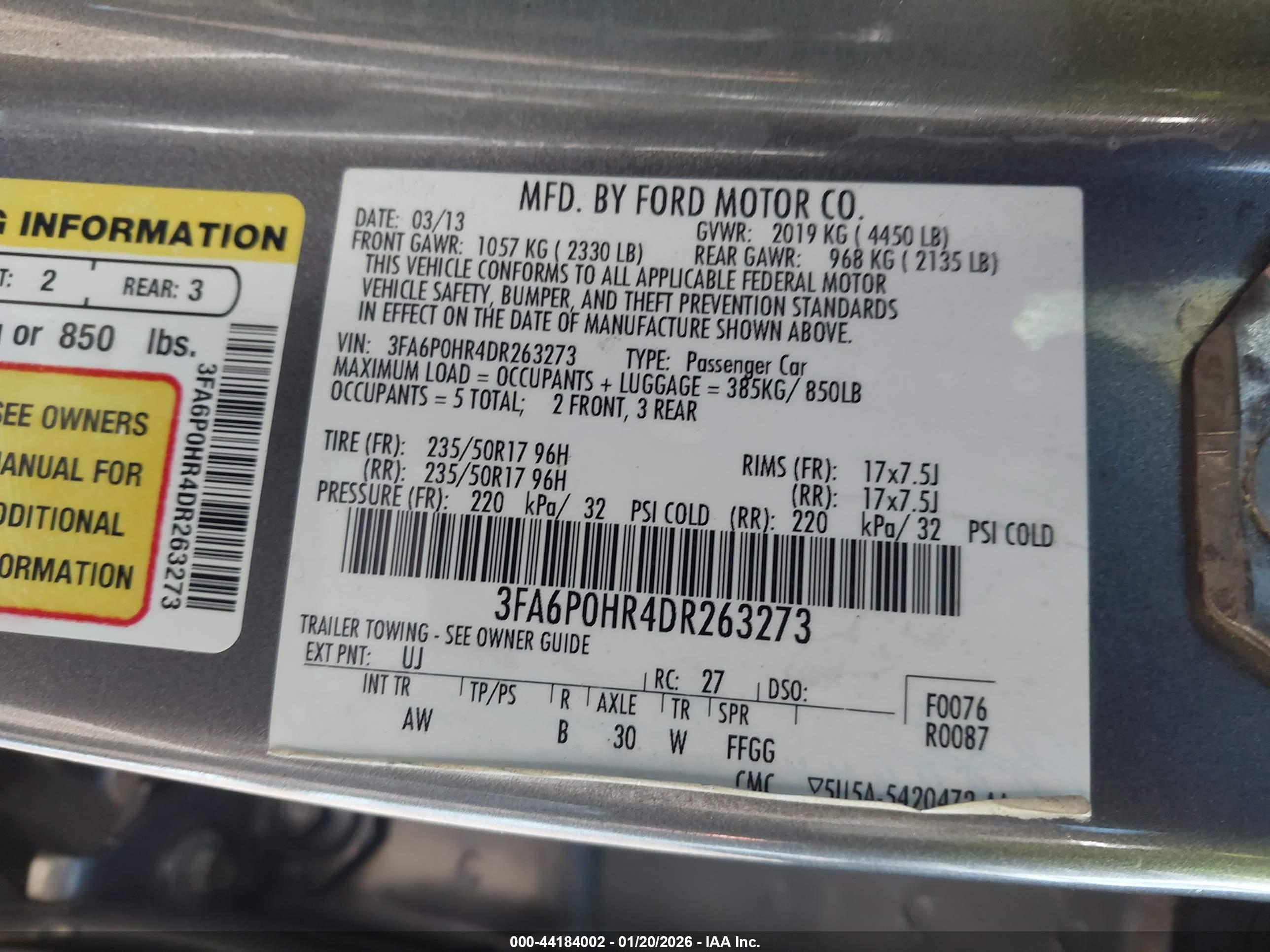 FORD FUSION image 9