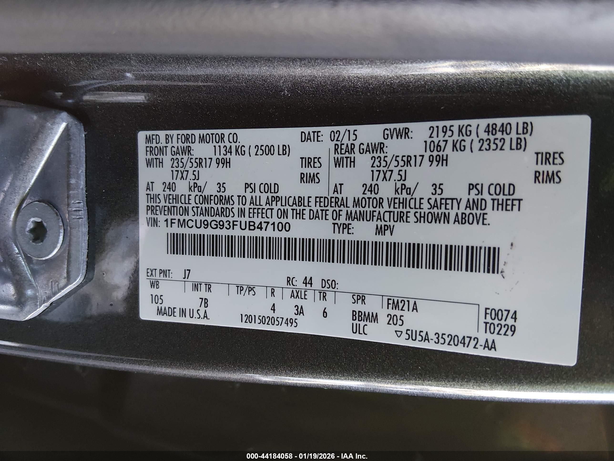 FORD ESCAPE image 9