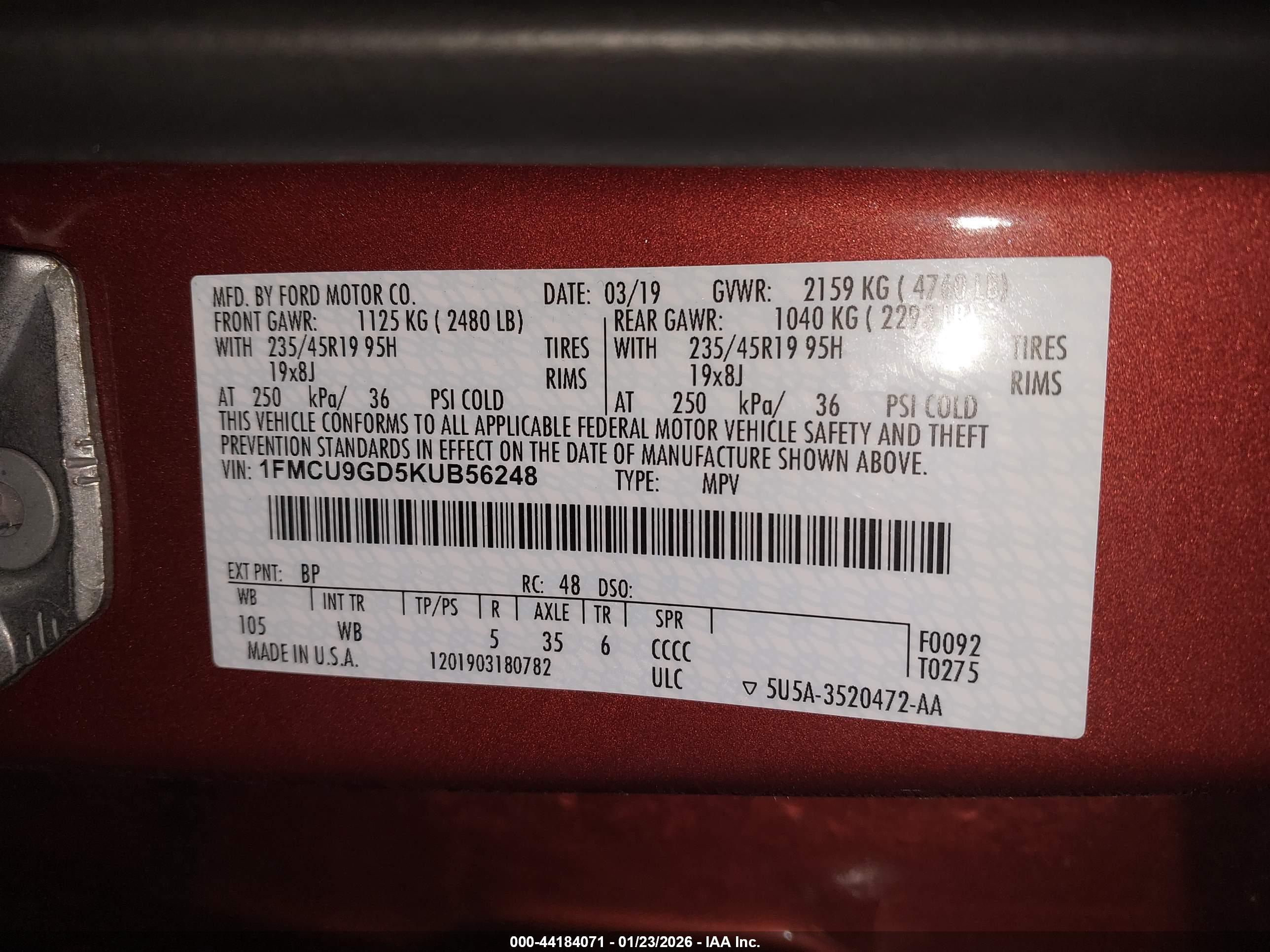 FORD ESCAPE image 9