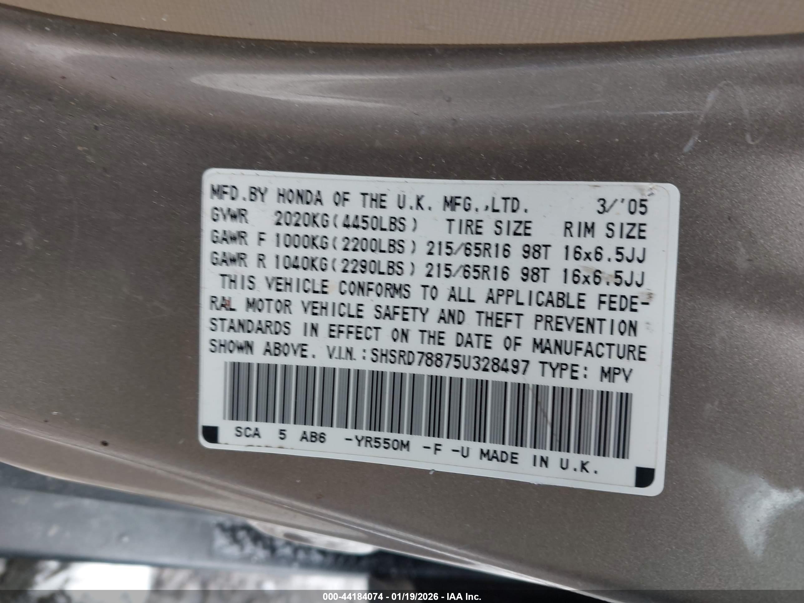 HONDA CR-V image 9