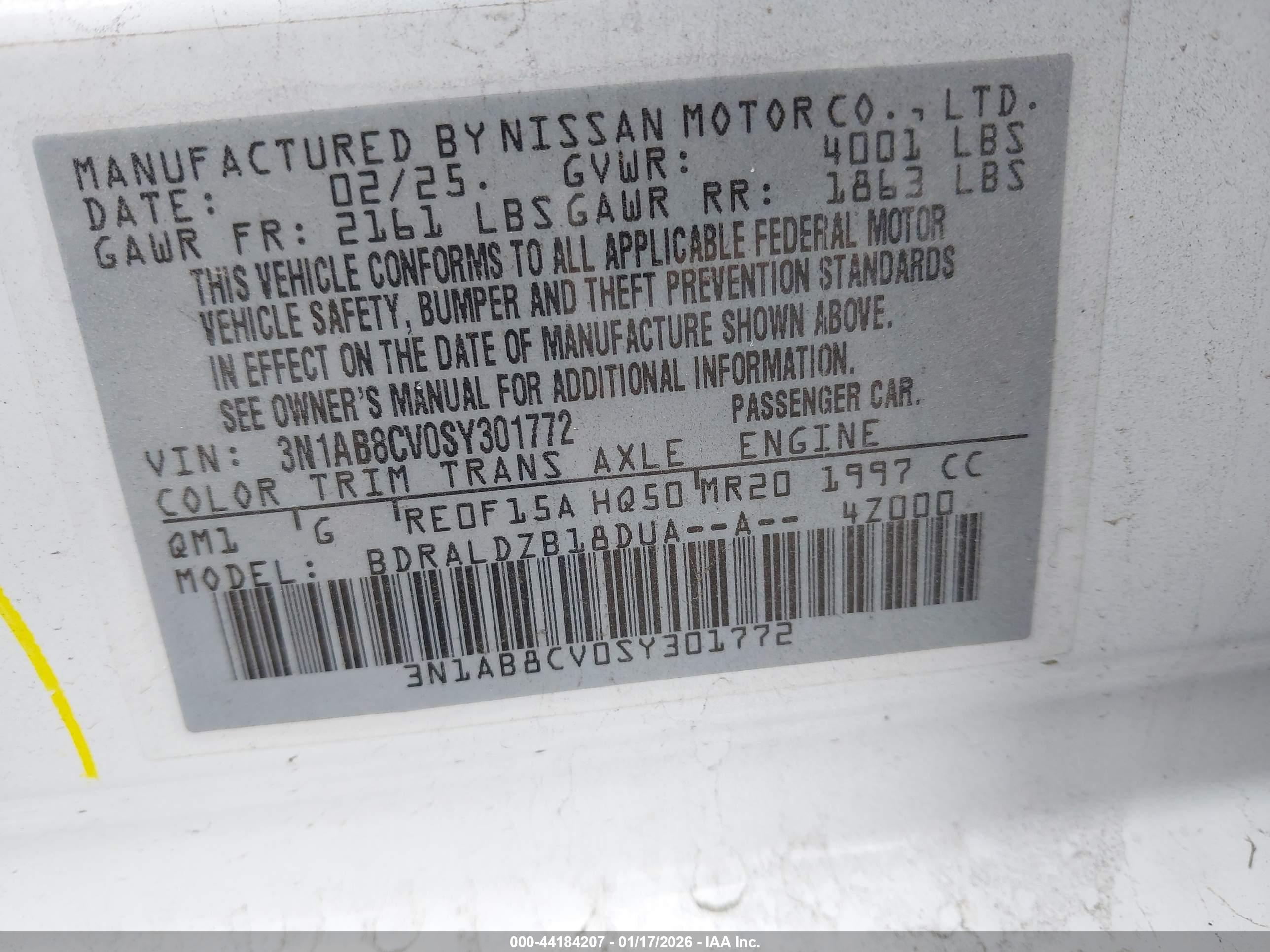 NISSAN SENTRA image 9