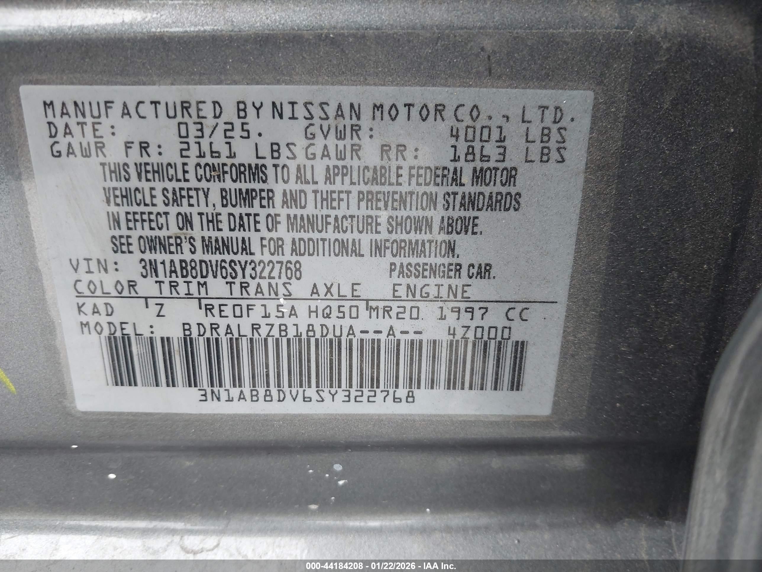 NISSAN SENTRA image 9
