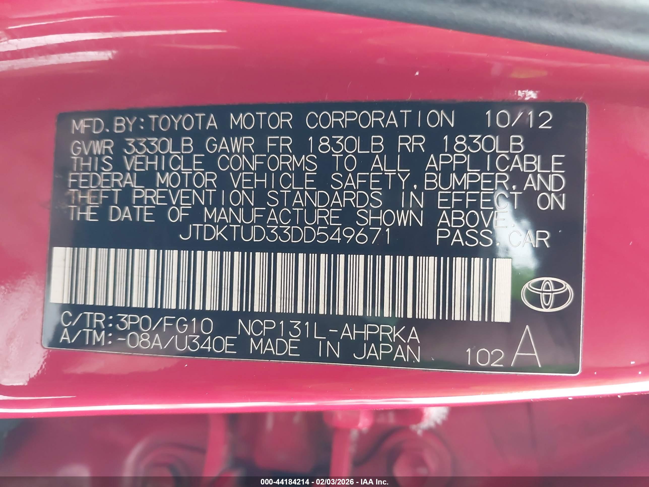 TOYOTA YARIS image 9
