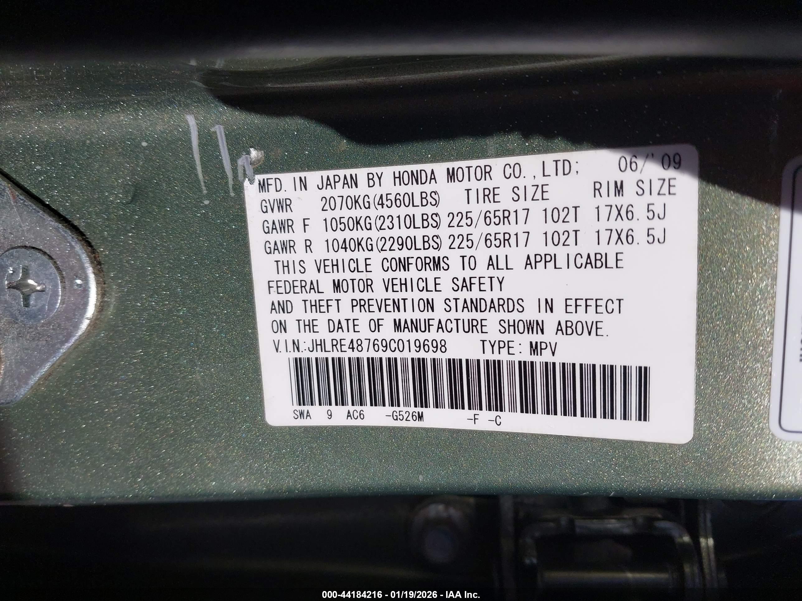HONDA CR-V image 9
