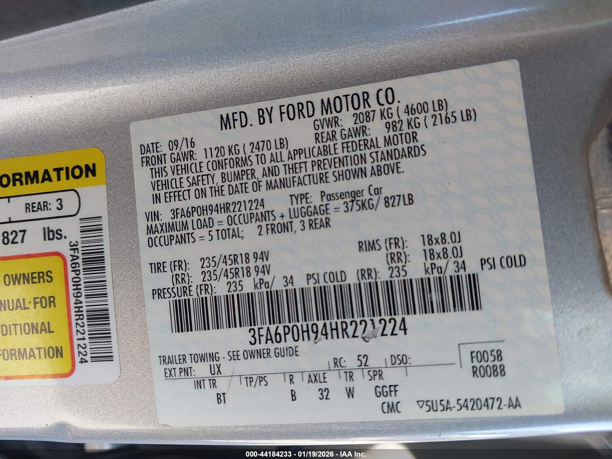 FORD FUSION image 9