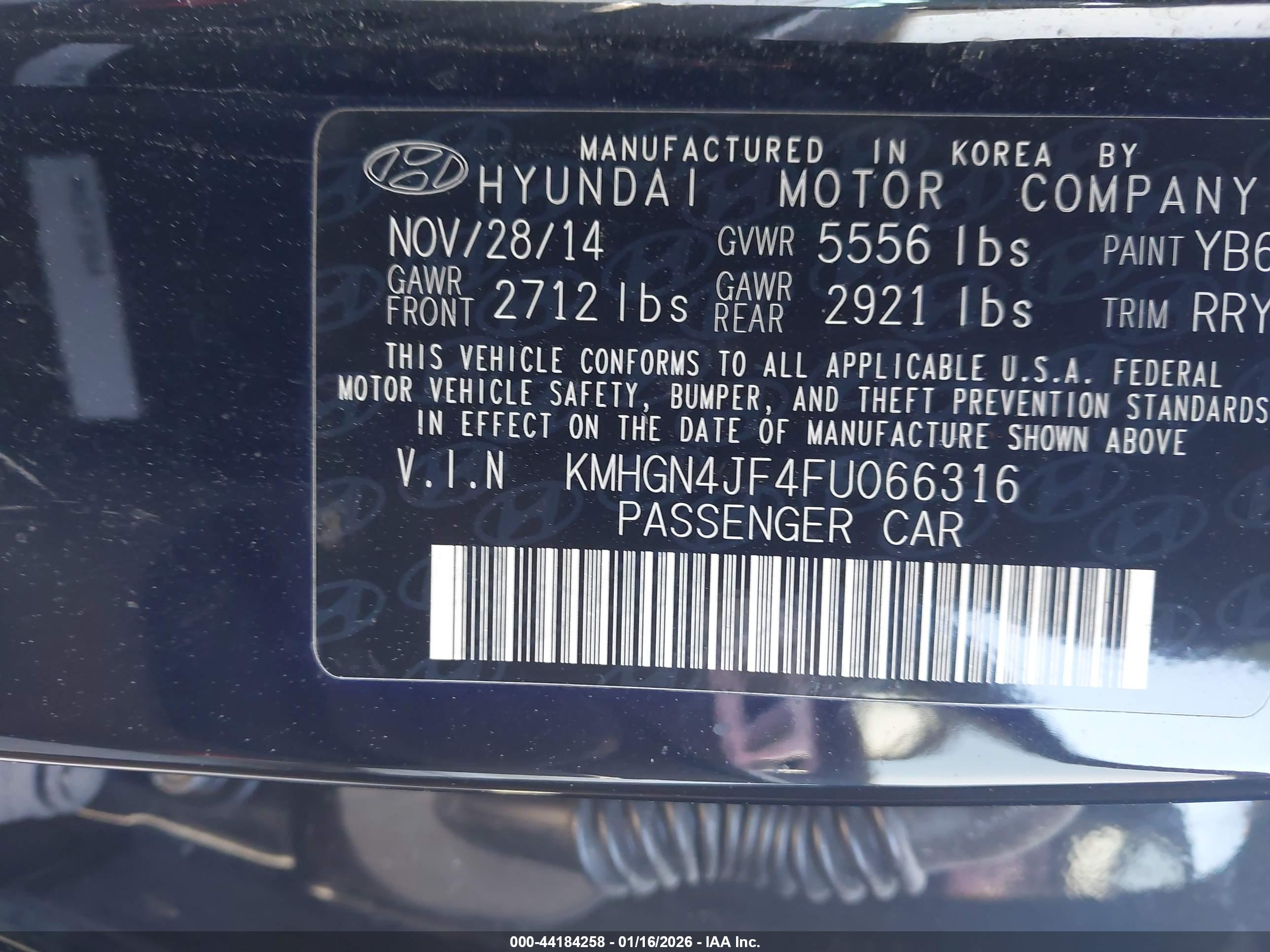 HYUNDAI GENESIS image 9