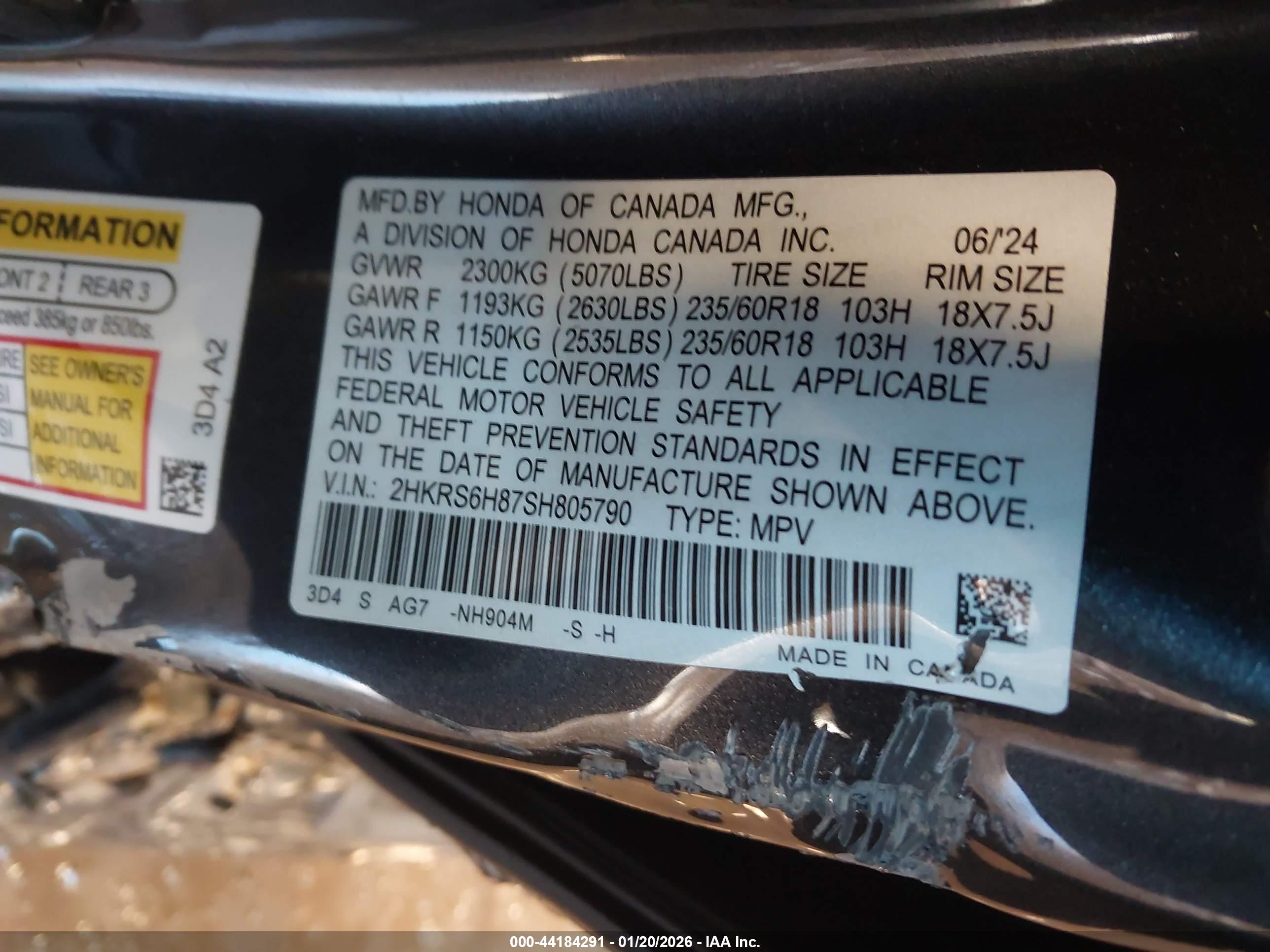 HONDA CR-V image 9