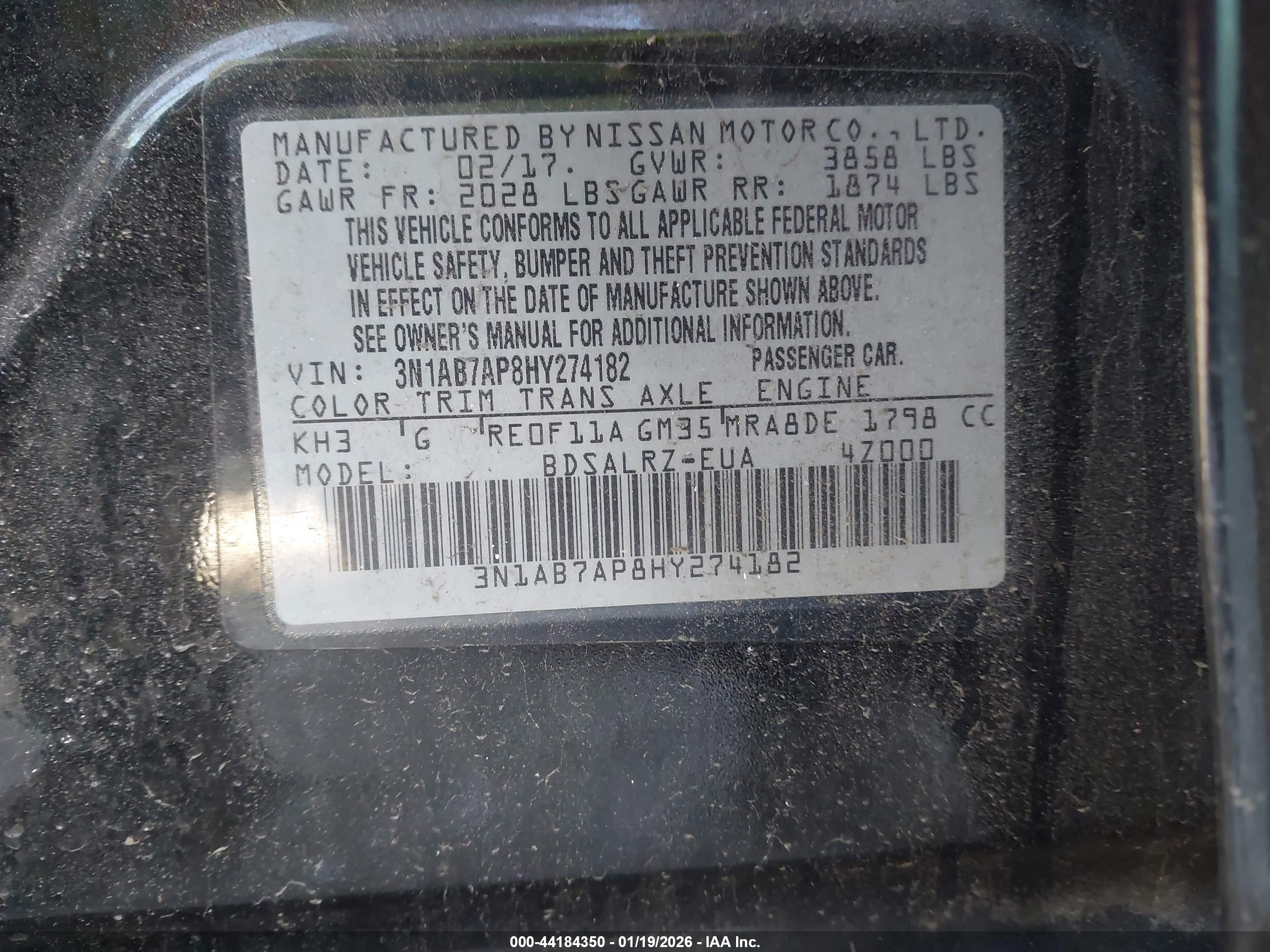 NISSAN SENTRA image 9