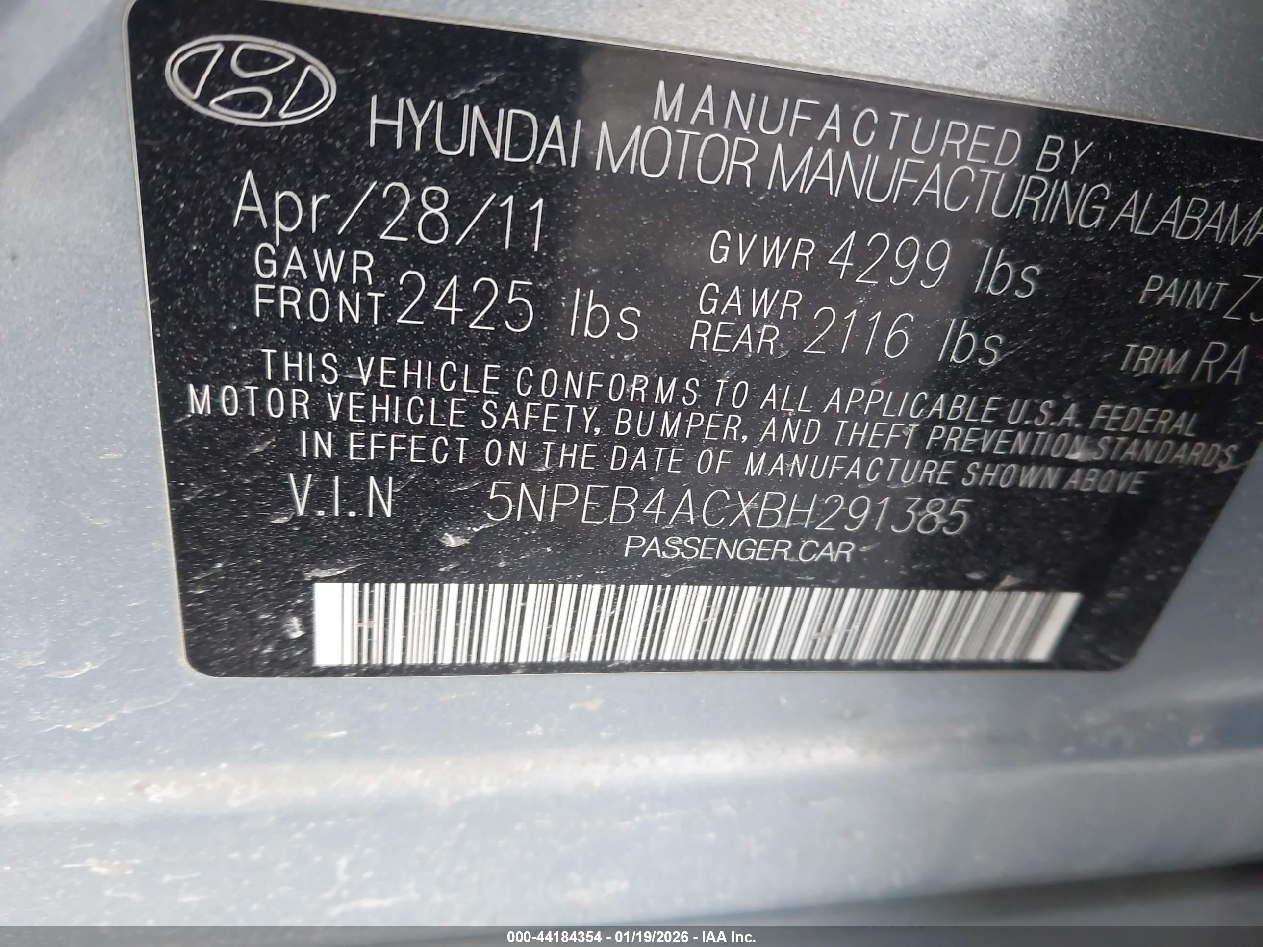HYUNDAI SONATA image 9