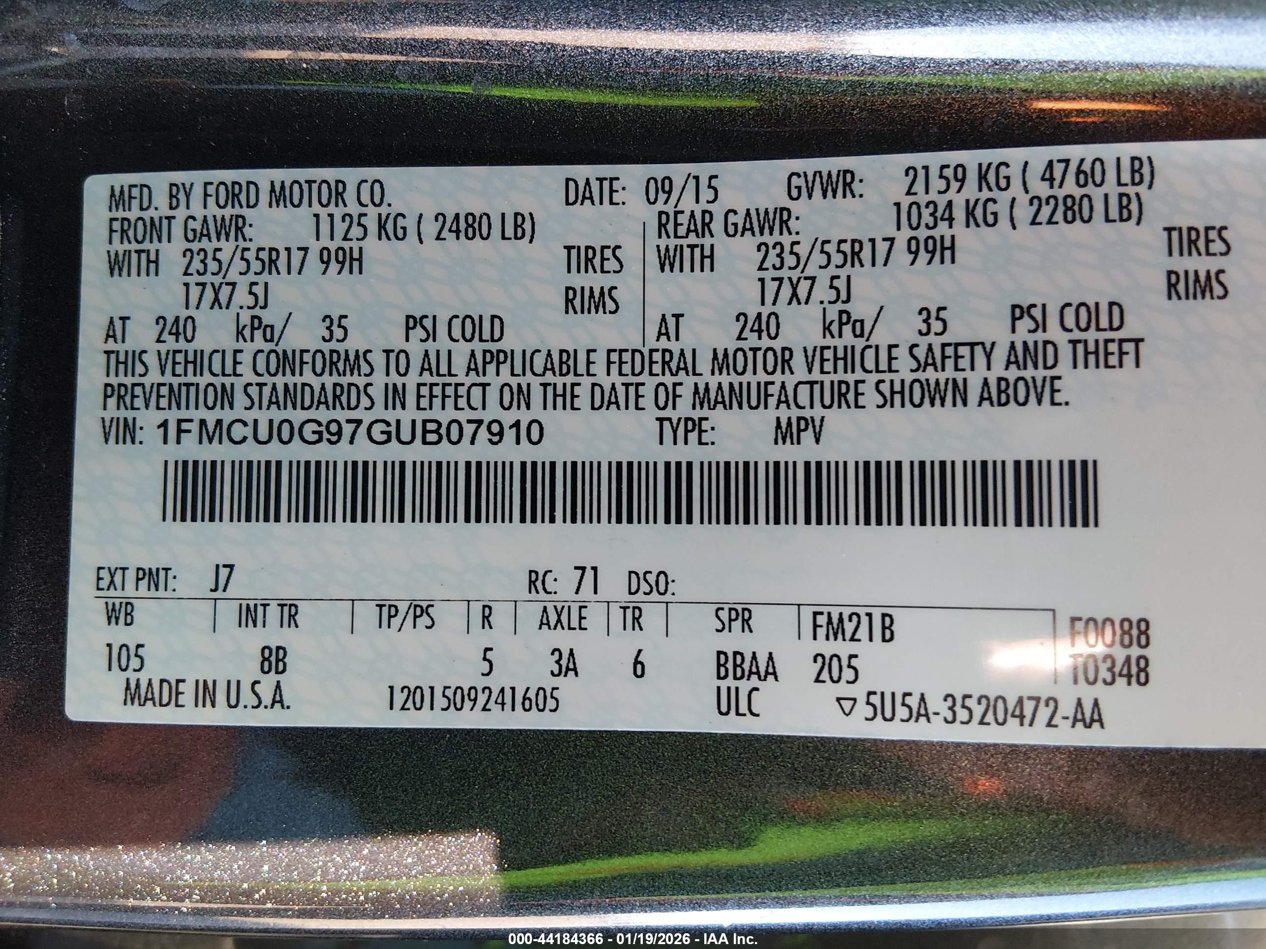 FORD ESCAPE image 9