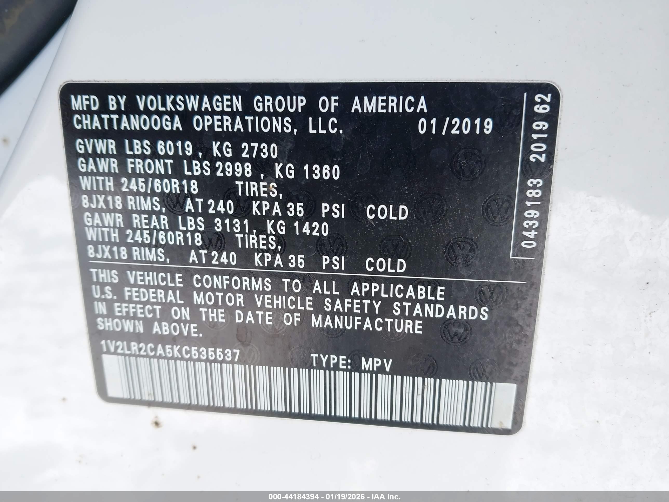 VOLKSWAGEN ATLAS image 9