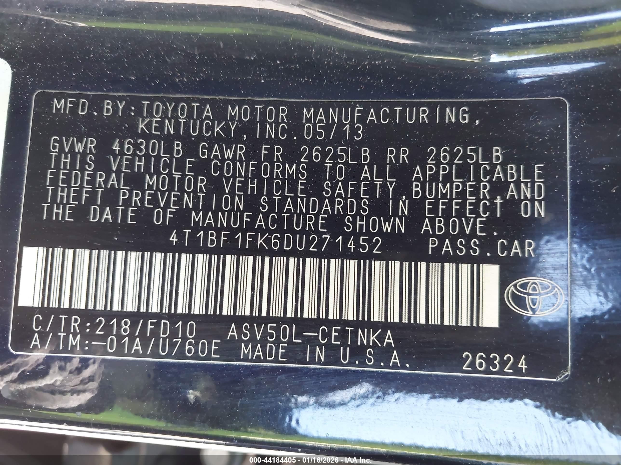 TOYOTA CAMRY image 9