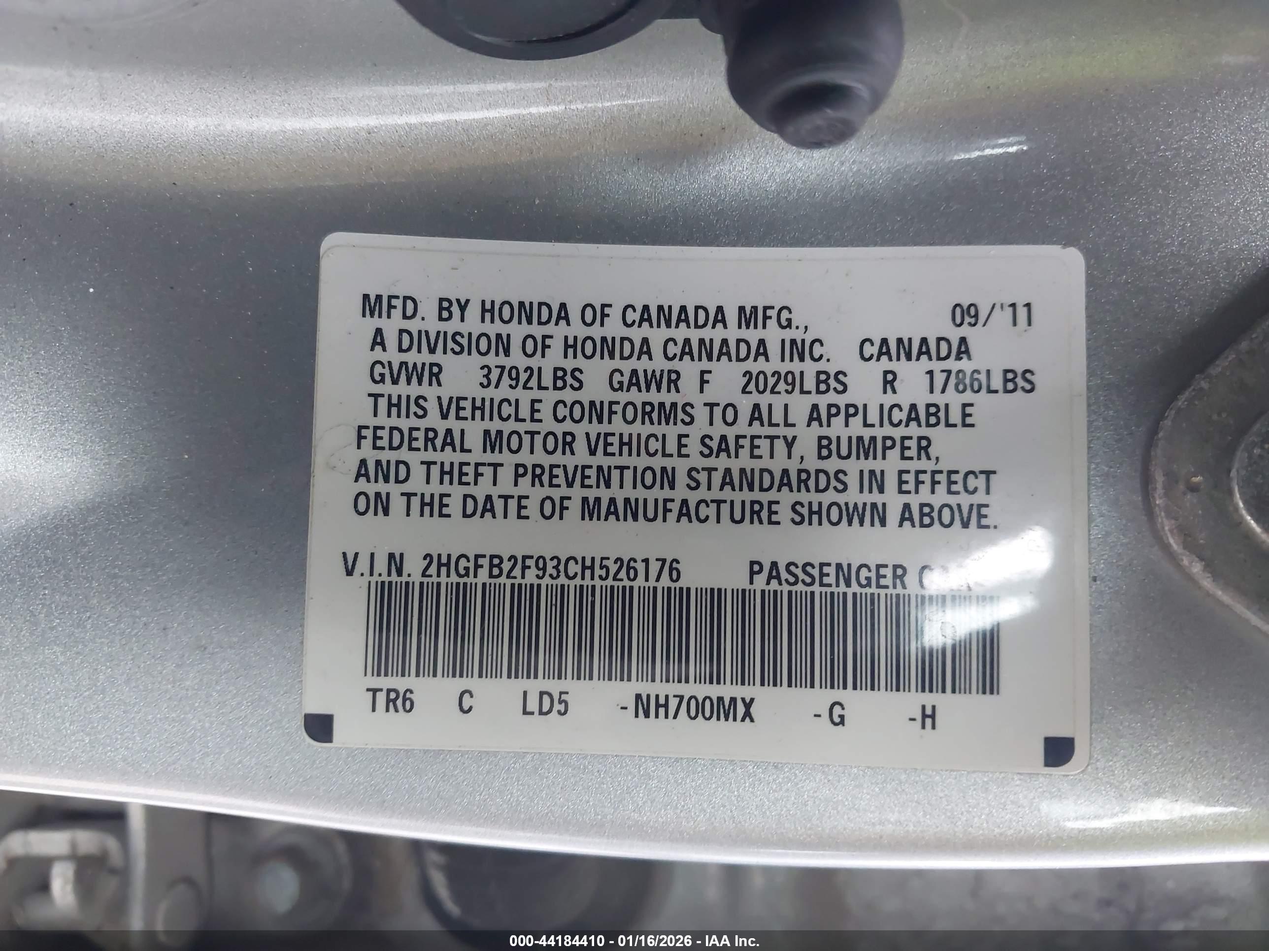 HONDA CIVIC image 9