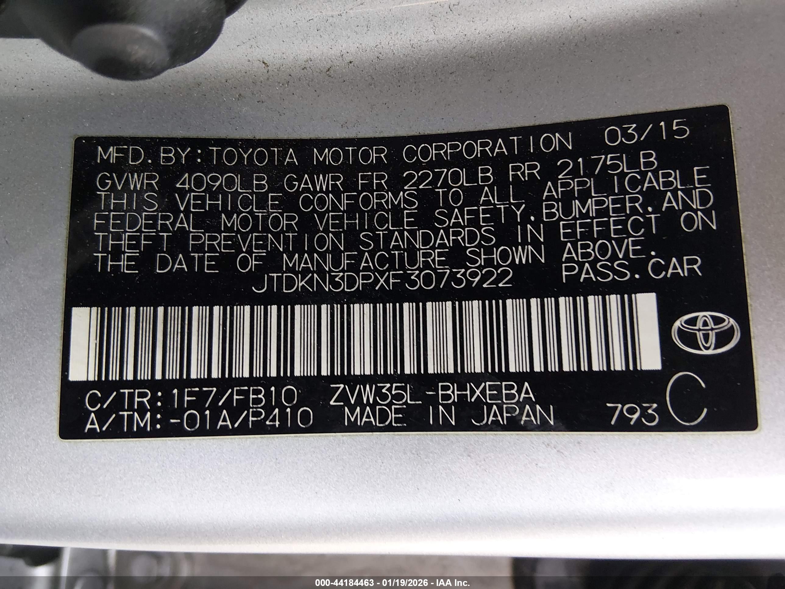 TOYOTA PRIUS image 9