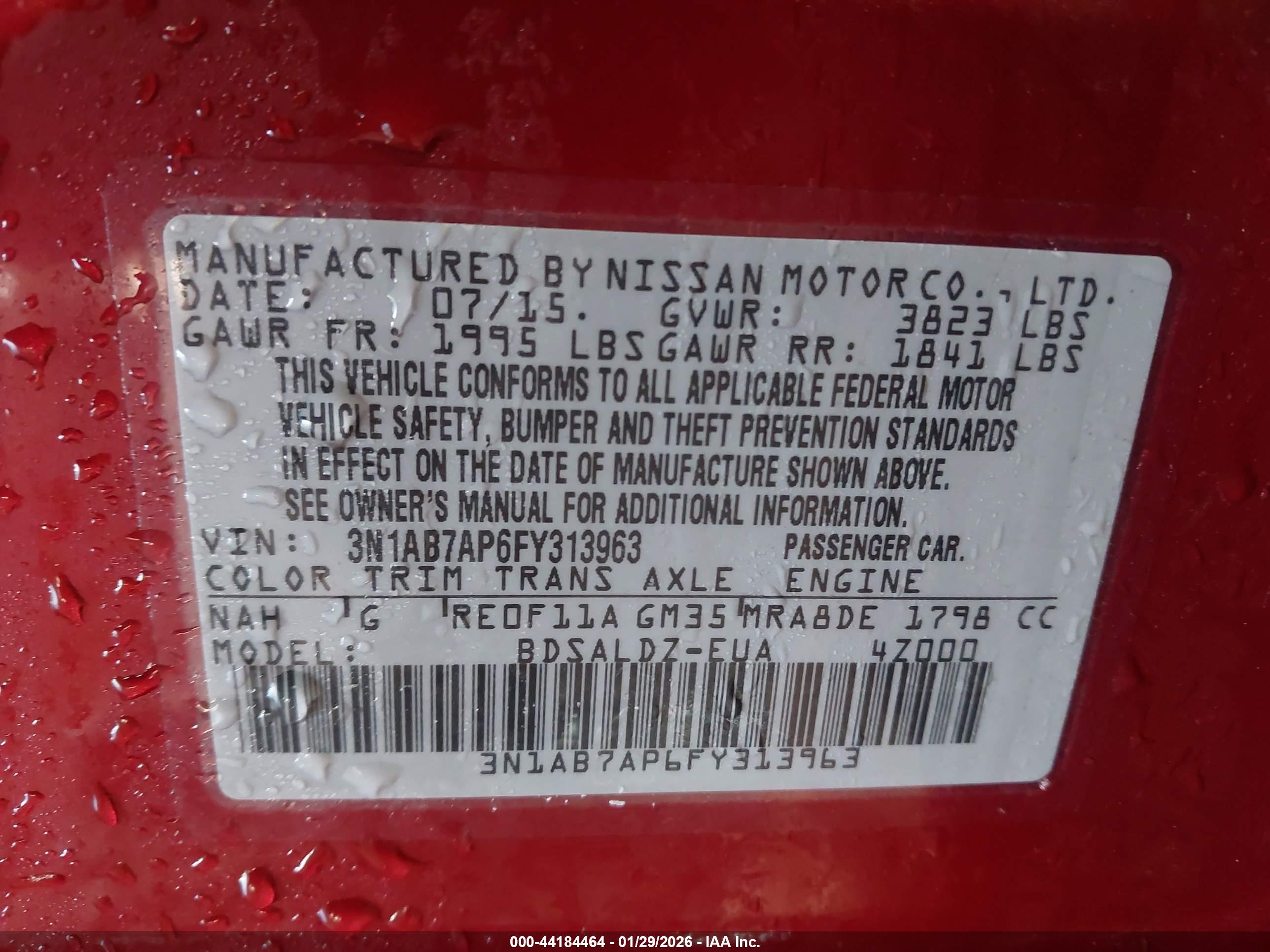 NISSAN SENTRA image 9