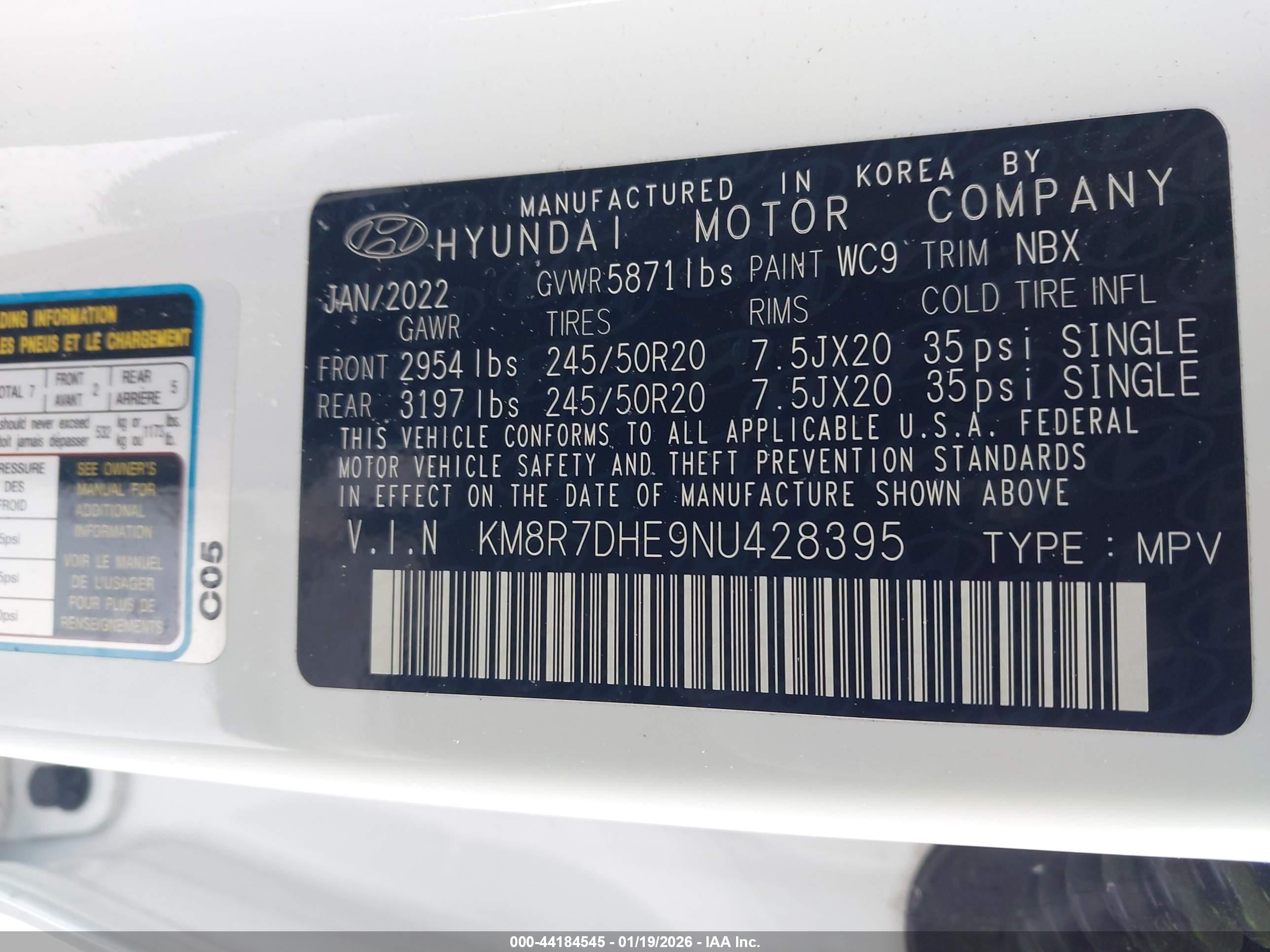 HYUNDAI PALISADE image 9
