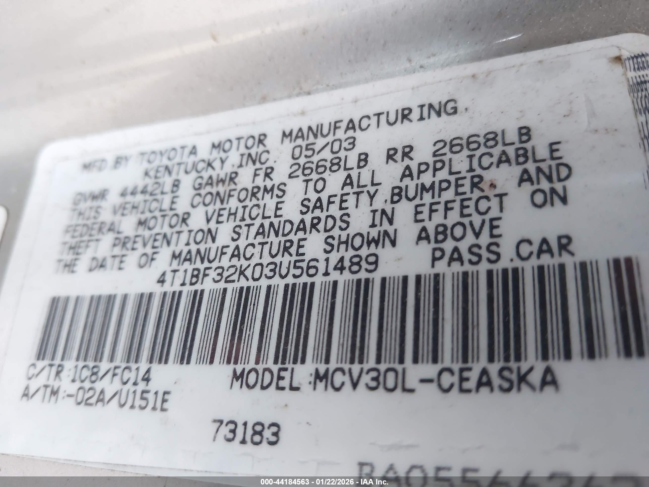 TOYOTA CAMRY image 9