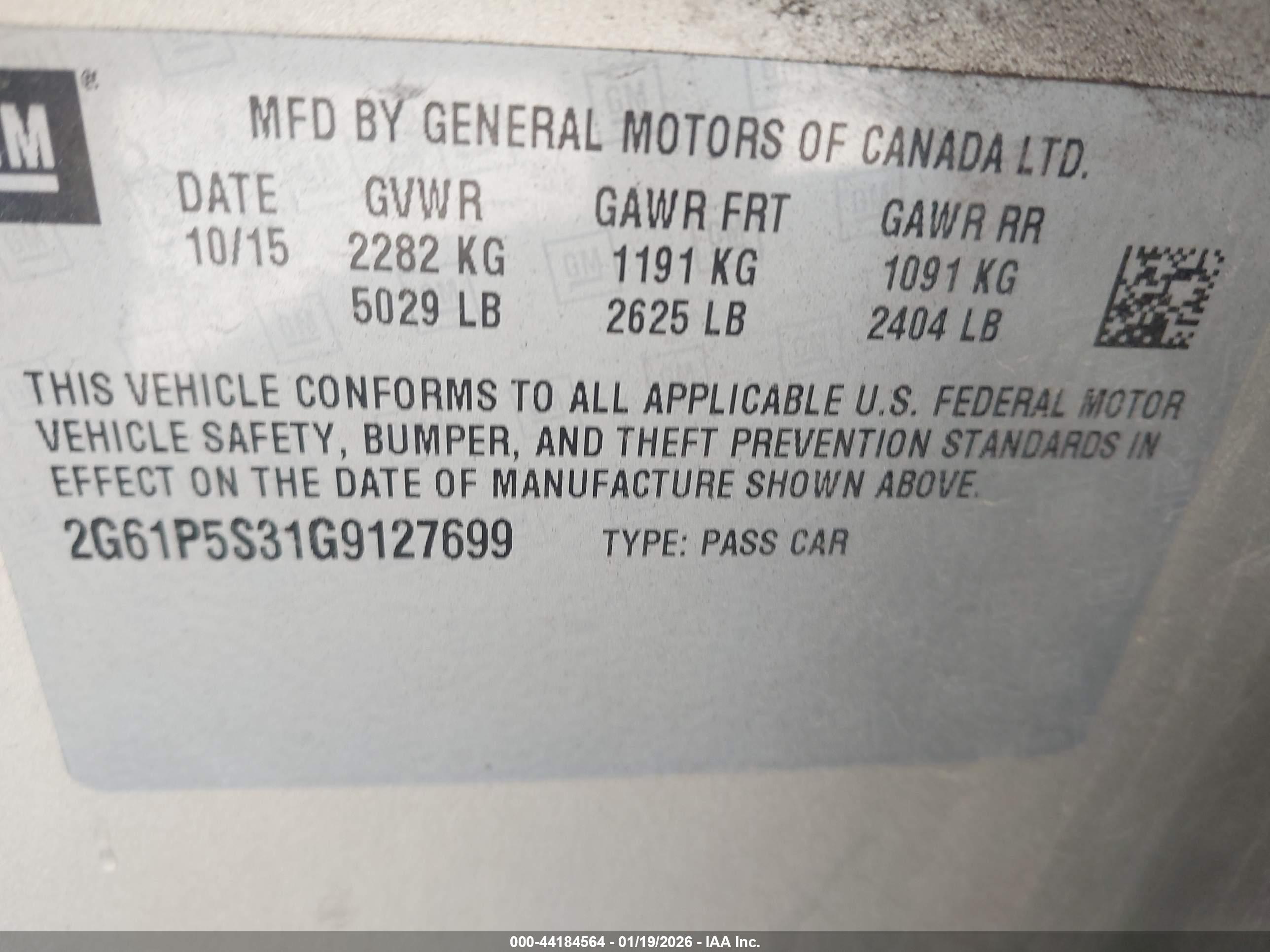 CADILLAC XTS image 9