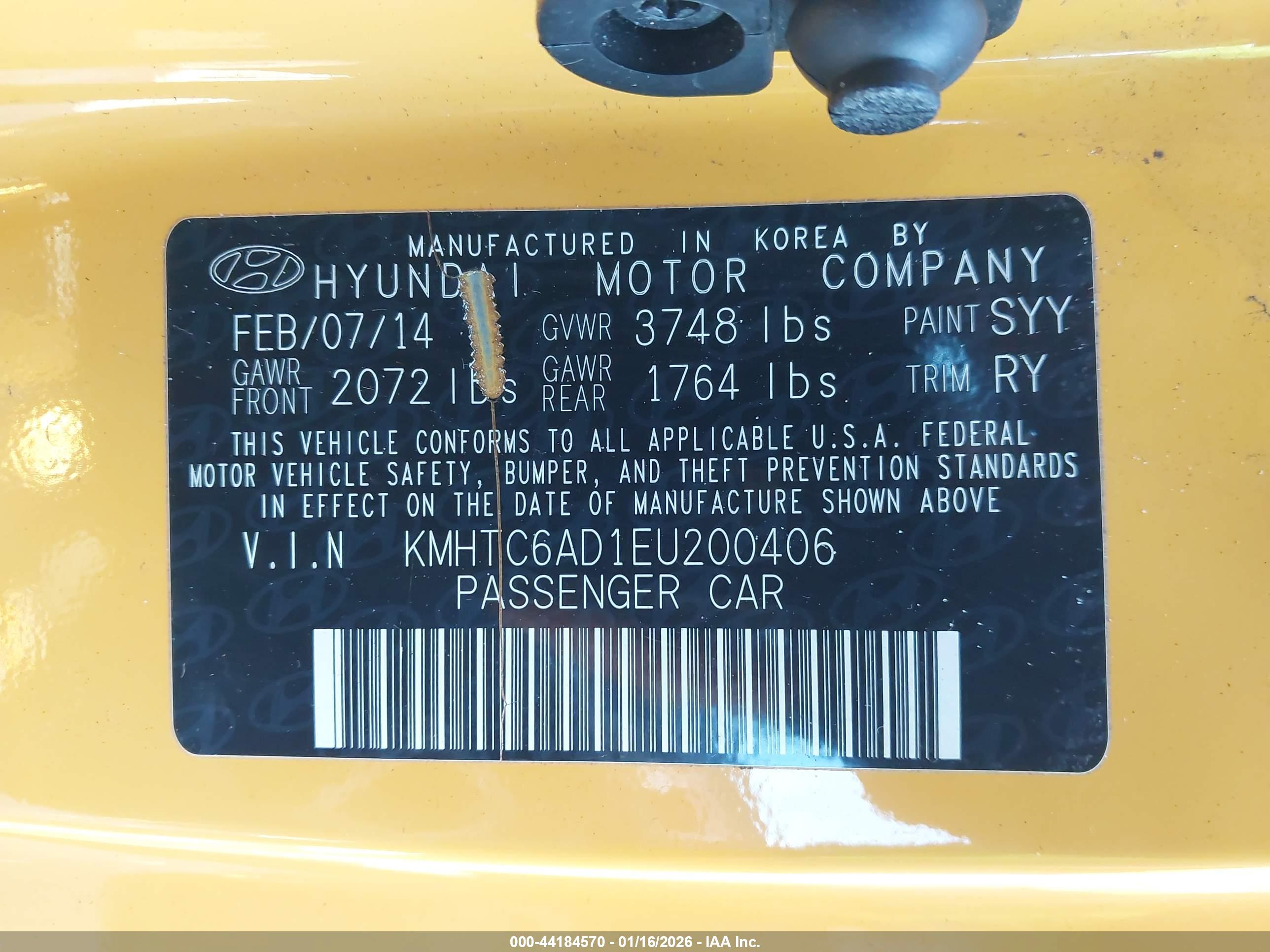 HYUNDAI VELOSTER image 9