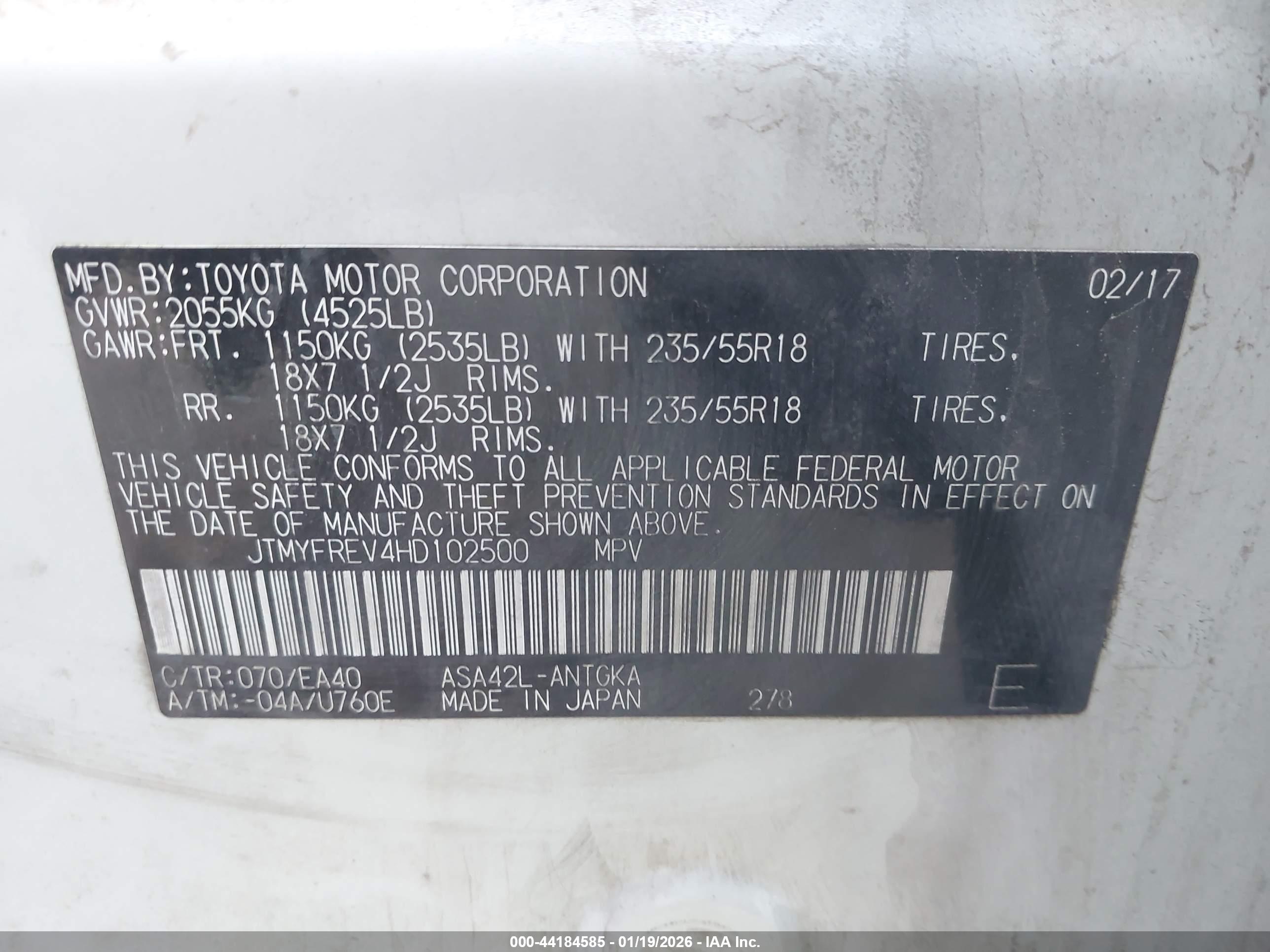 TOYOTA RAV4 image 9