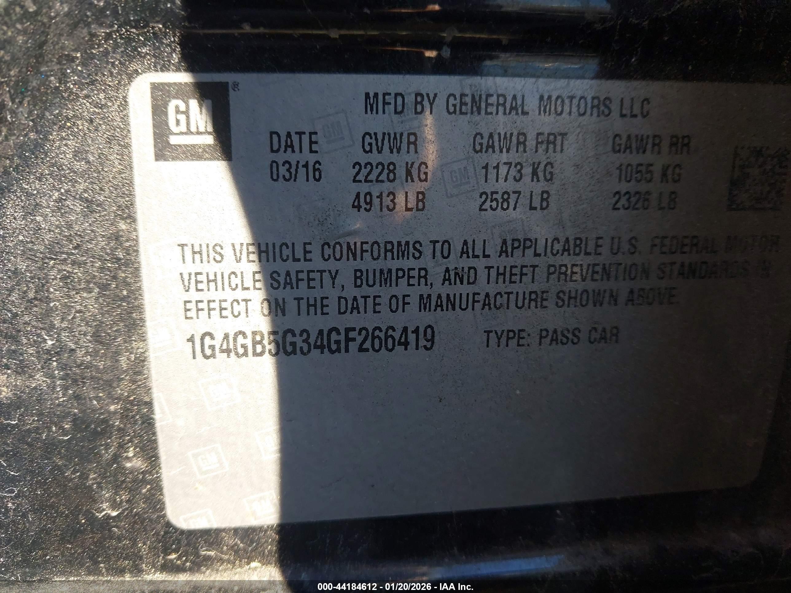 BUICK LACROSSE image 9