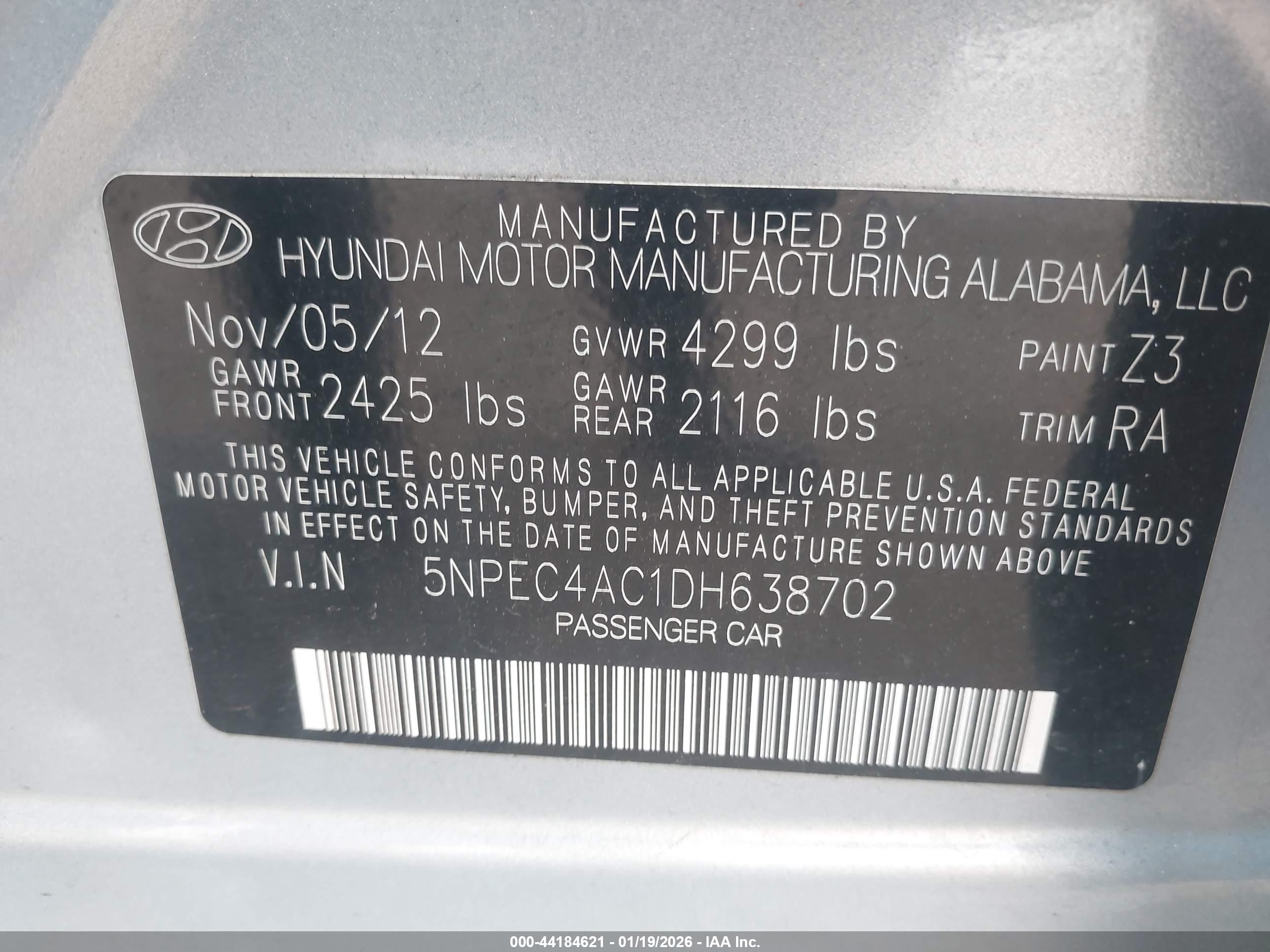 HYUNDAI SONATA image 9