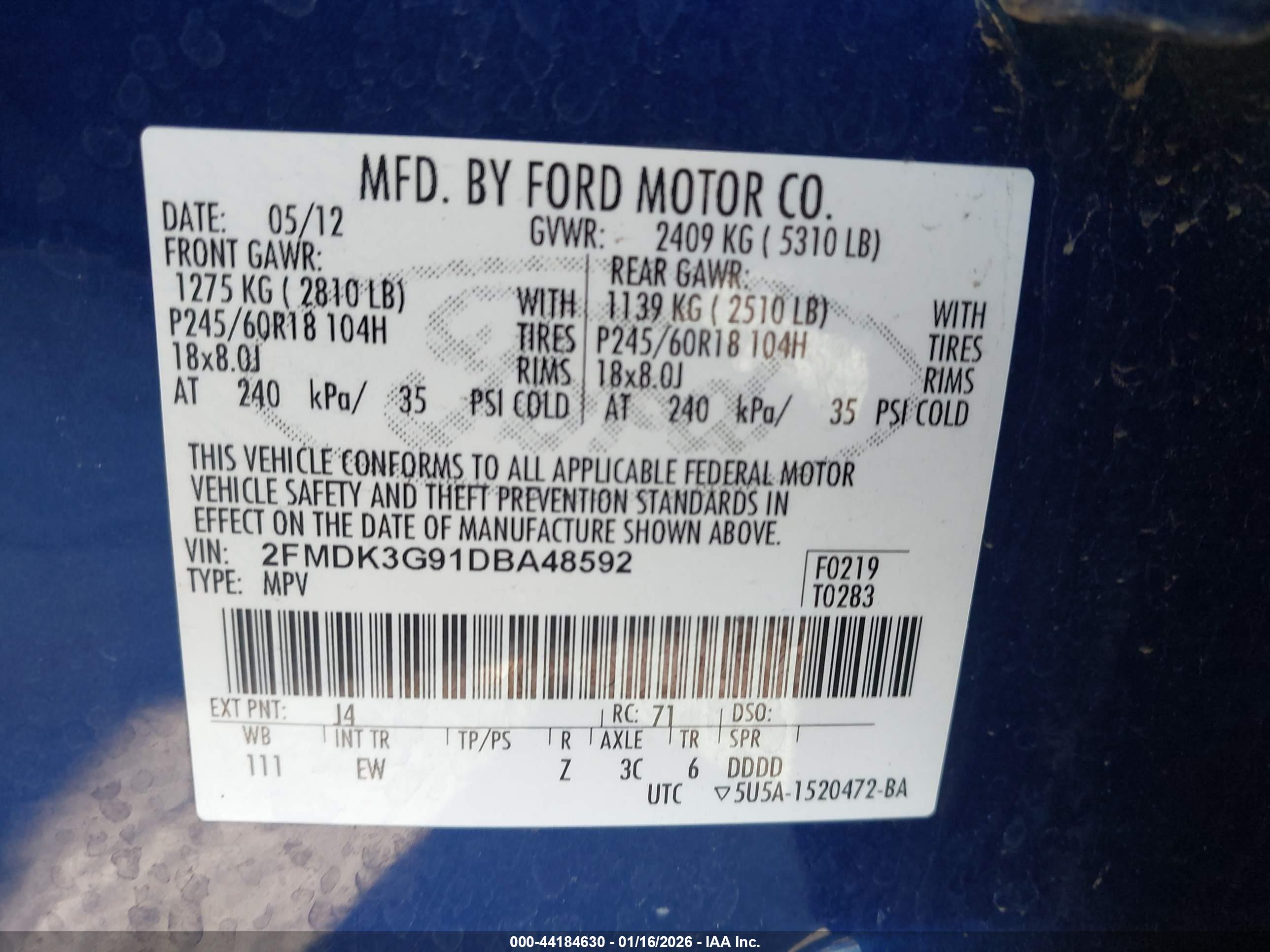 FORD EDGE image 9