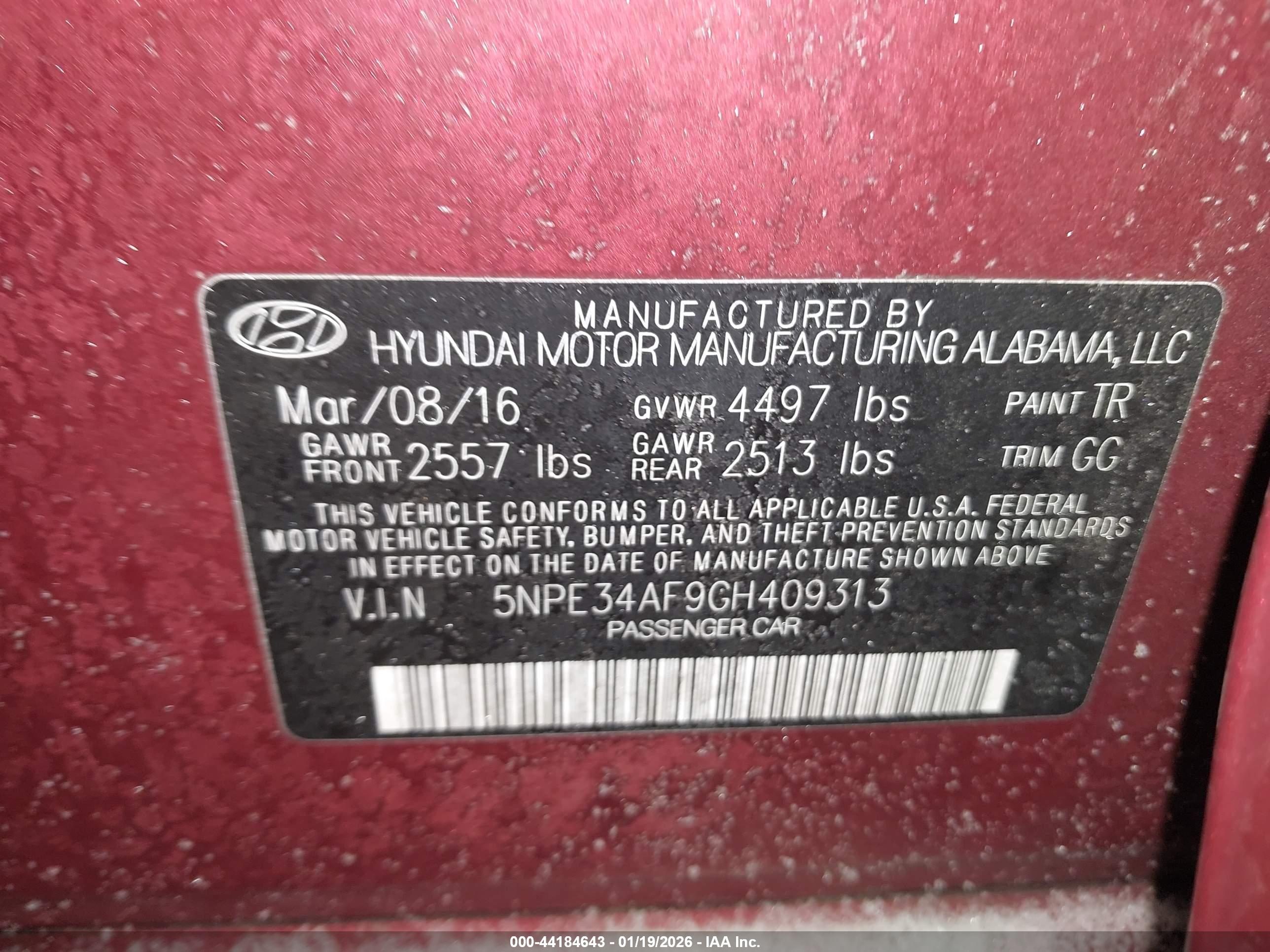 HYUNDAI SONATA image 9