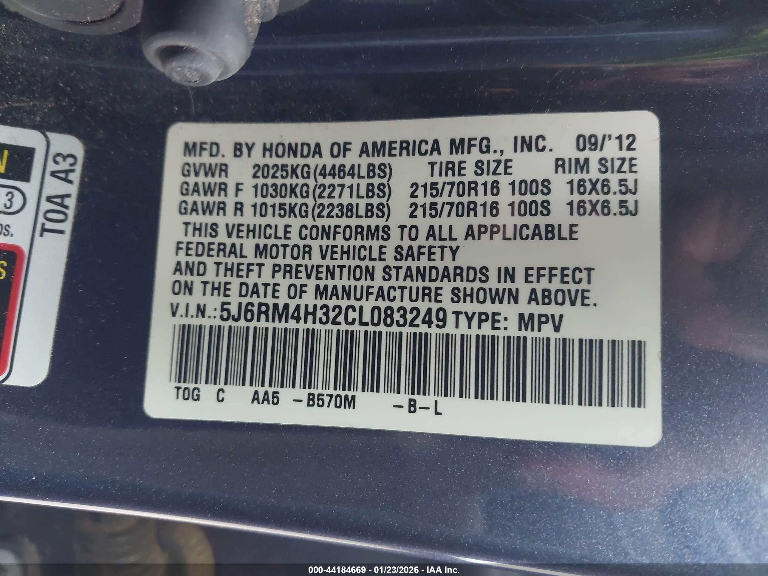 HONDA CR-V image 9