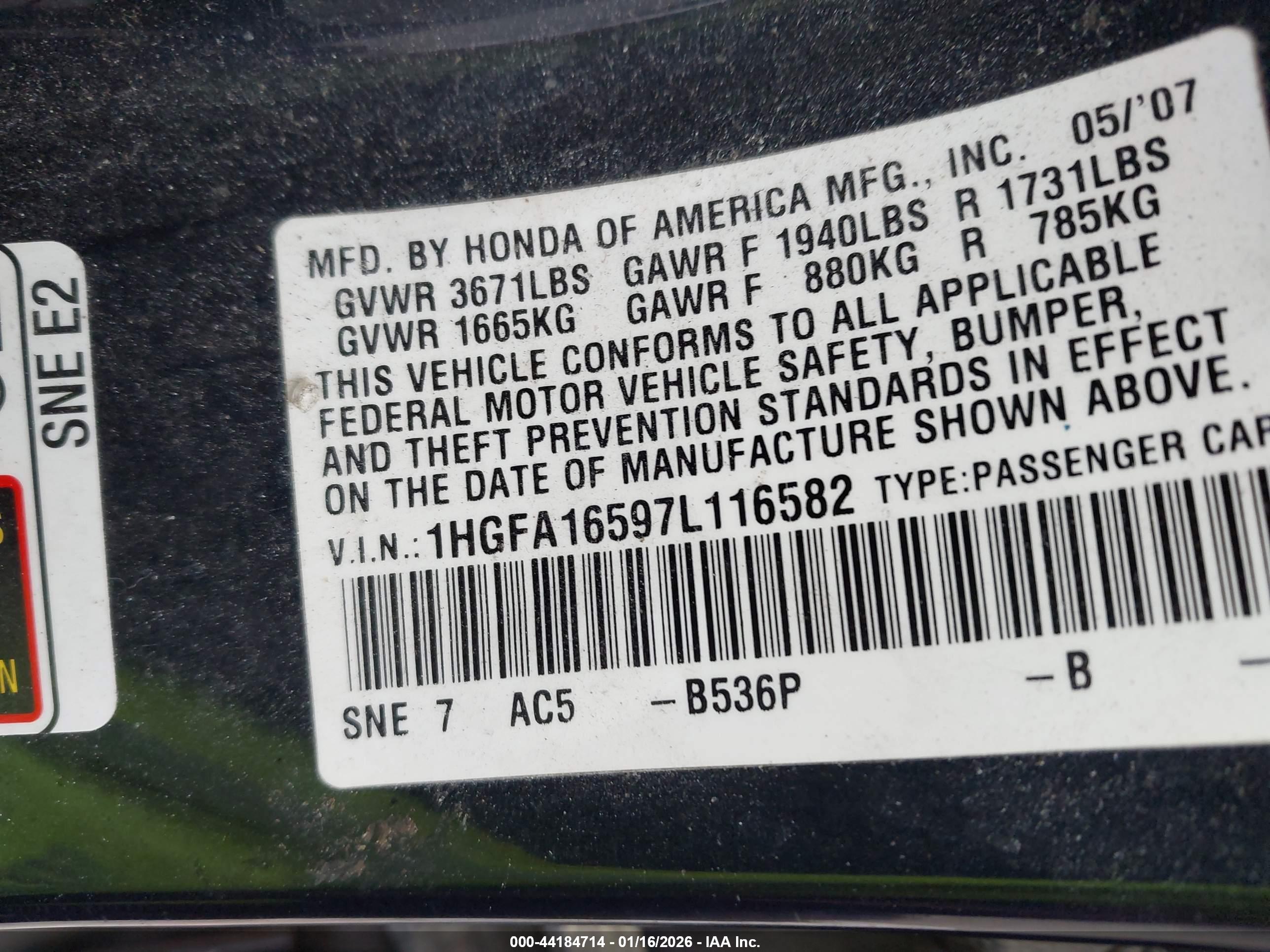HONDA CIVIC image 9